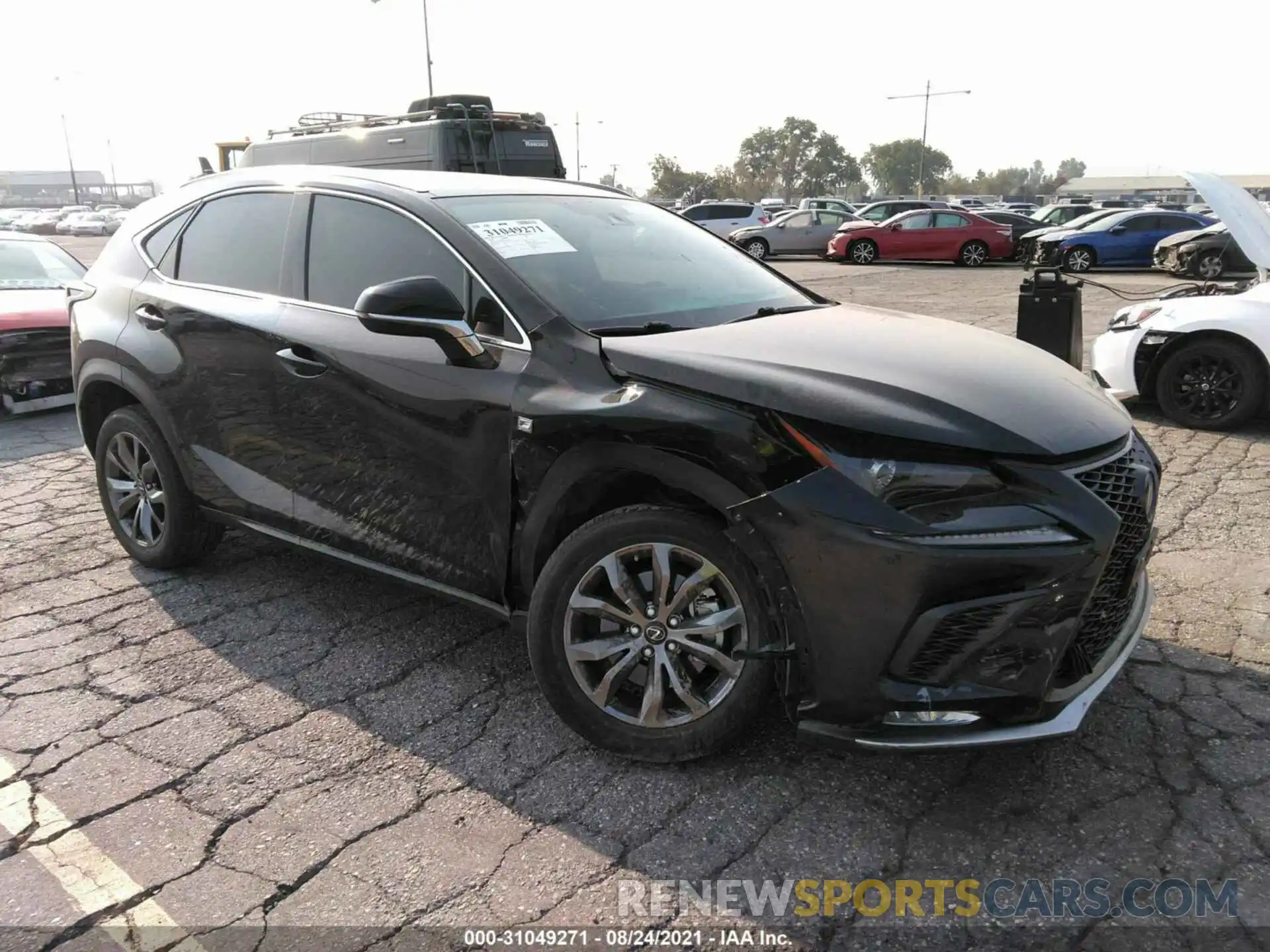 1 Photograph of a damaged car JTJJARBZ0L2162265 LEXUS NX 2020