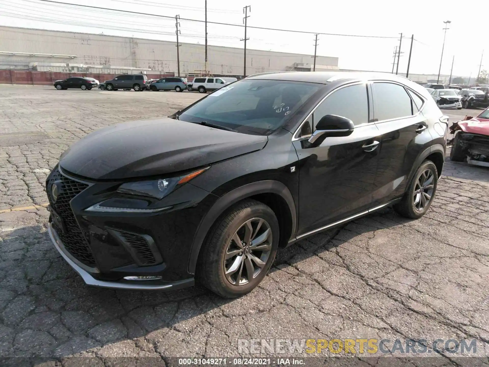 2 Photograph of a damaged car JTJJARBZ0L2162265 LEXUS NX 2020