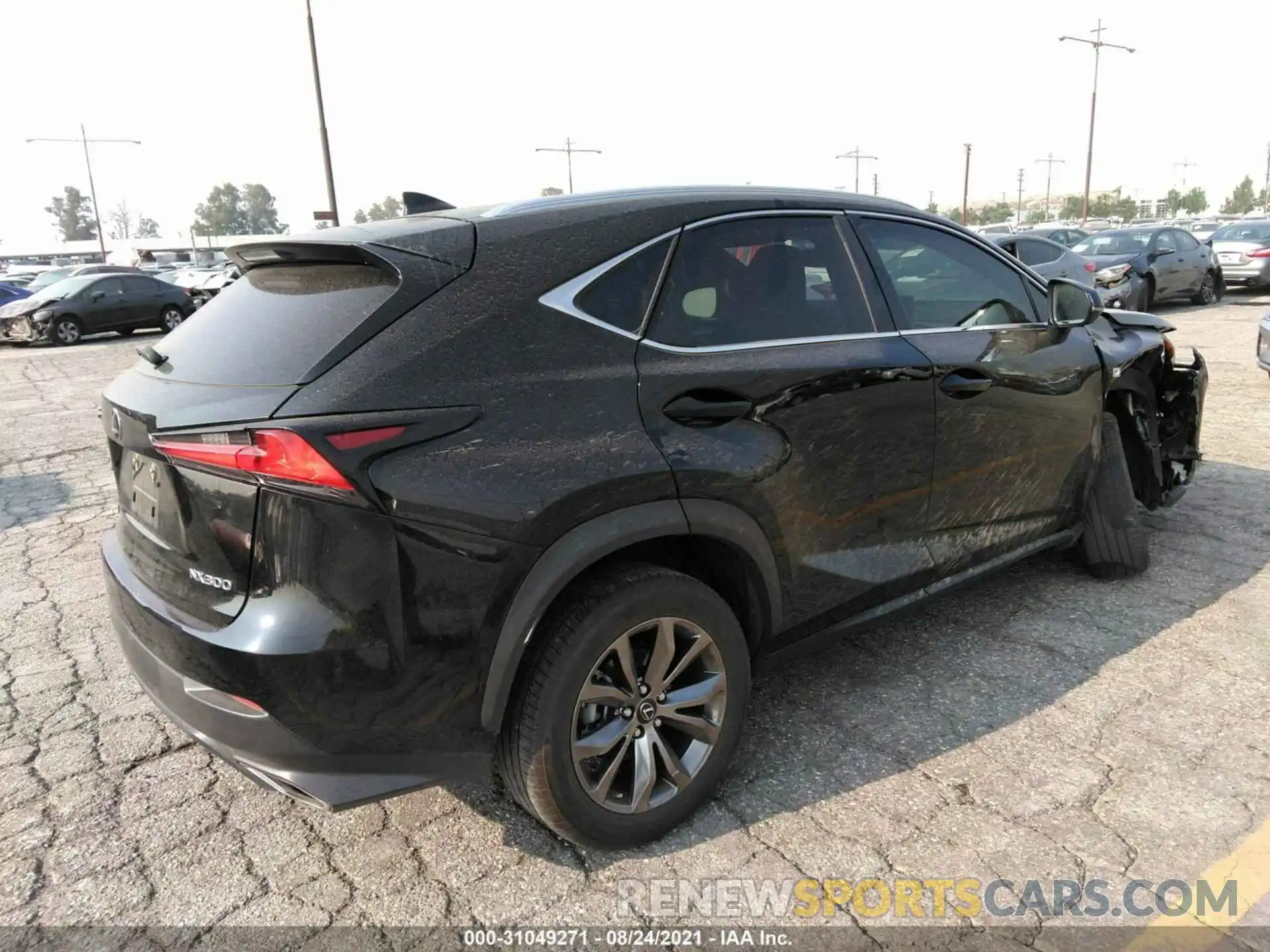 4 Photograph of a damaged car JTJJARBZ0L2162265 LEXUS NX 2020