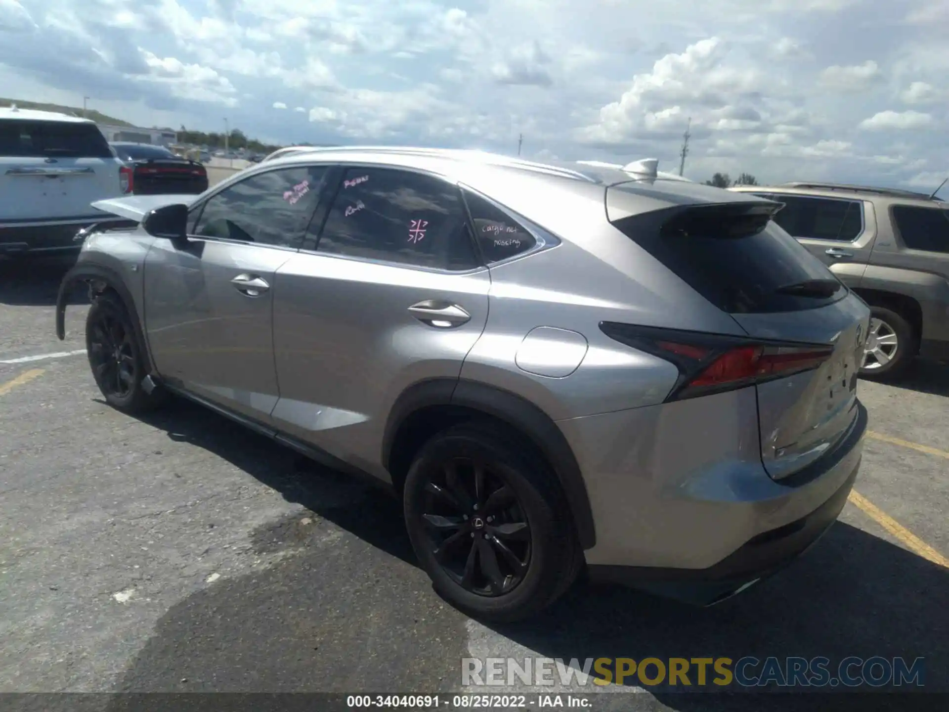 3 Photograph of a damaged car JTJJARBZ0L2172178 LEXUS NX 2020