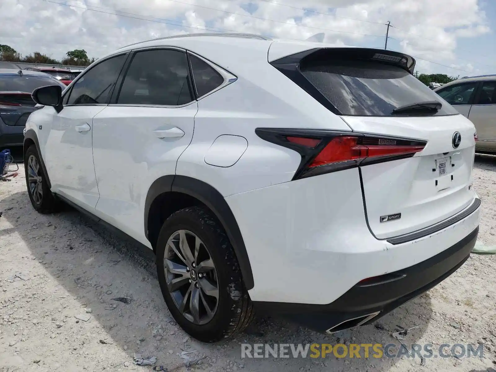 3 Photograph of a damaged car JTJJARBZ0L2174643 LEXUS NX 2020