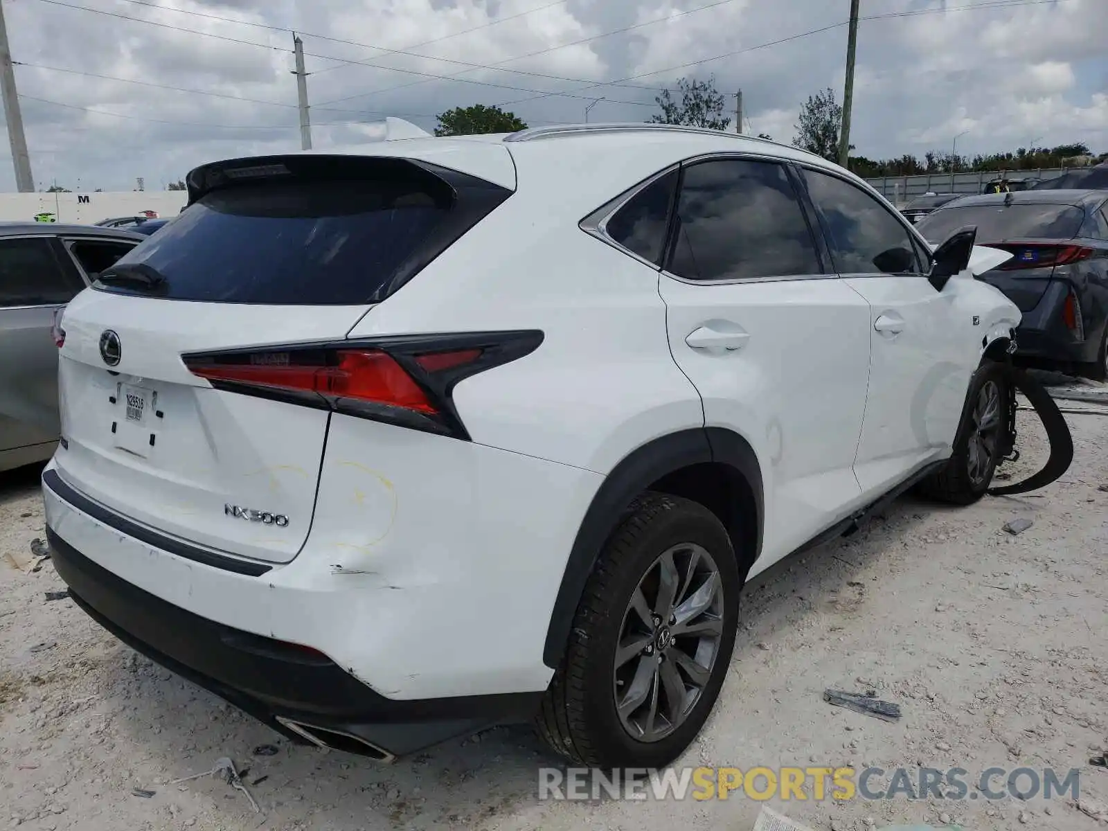 4 Photograph of a damaged car JTJJARBZ0L2174643 LEXUS NX 2020