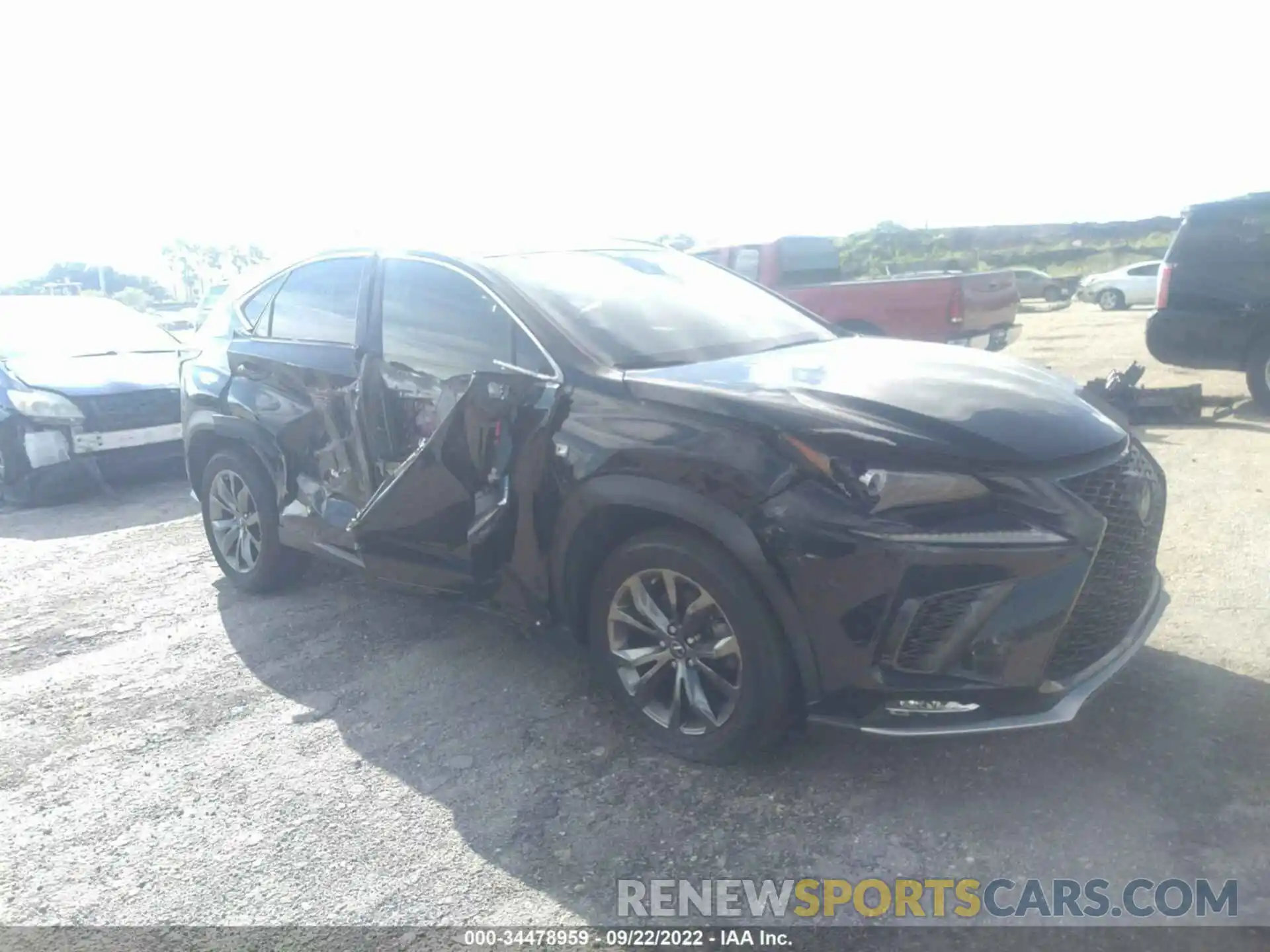 1 Фотография поврежденного автомобиля JTJJARBZ1L2171363 LEXUS NX 2020