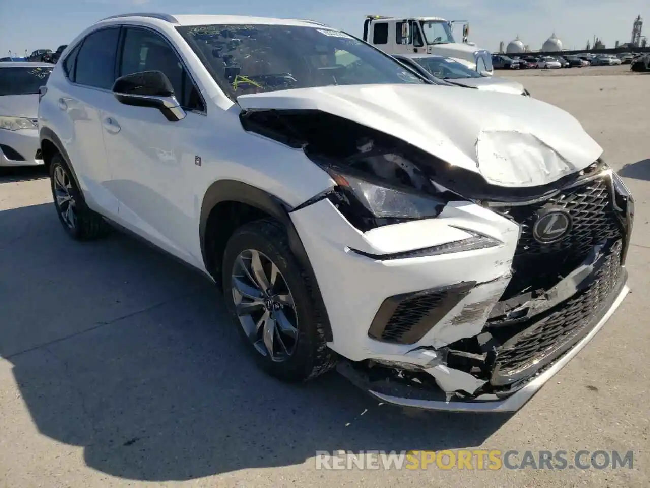 1 Photograph of a damaged car JTJJARBZ1L2176594 LEXUS NX 2020