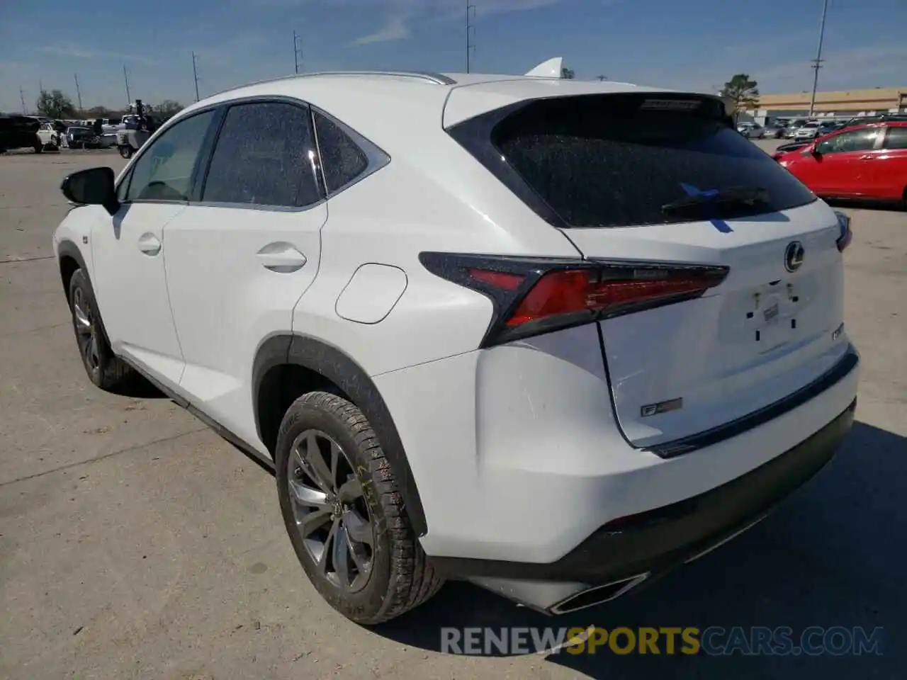 3 Фотография поврежденного автомобиля JTJJARBZ1L2176594 LEXUS NX 2020