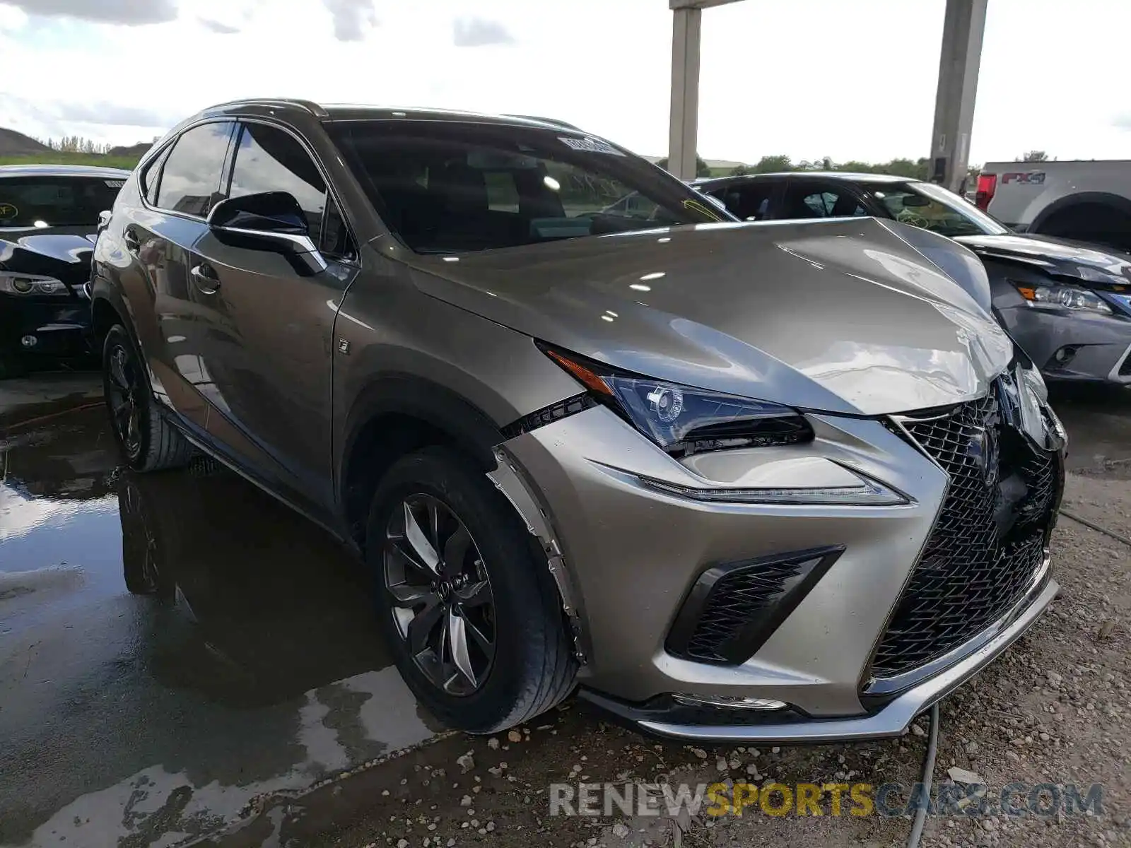 1 Photograph of a damaged car JTJJARBZ1L5006833 LEXUS NX 2020