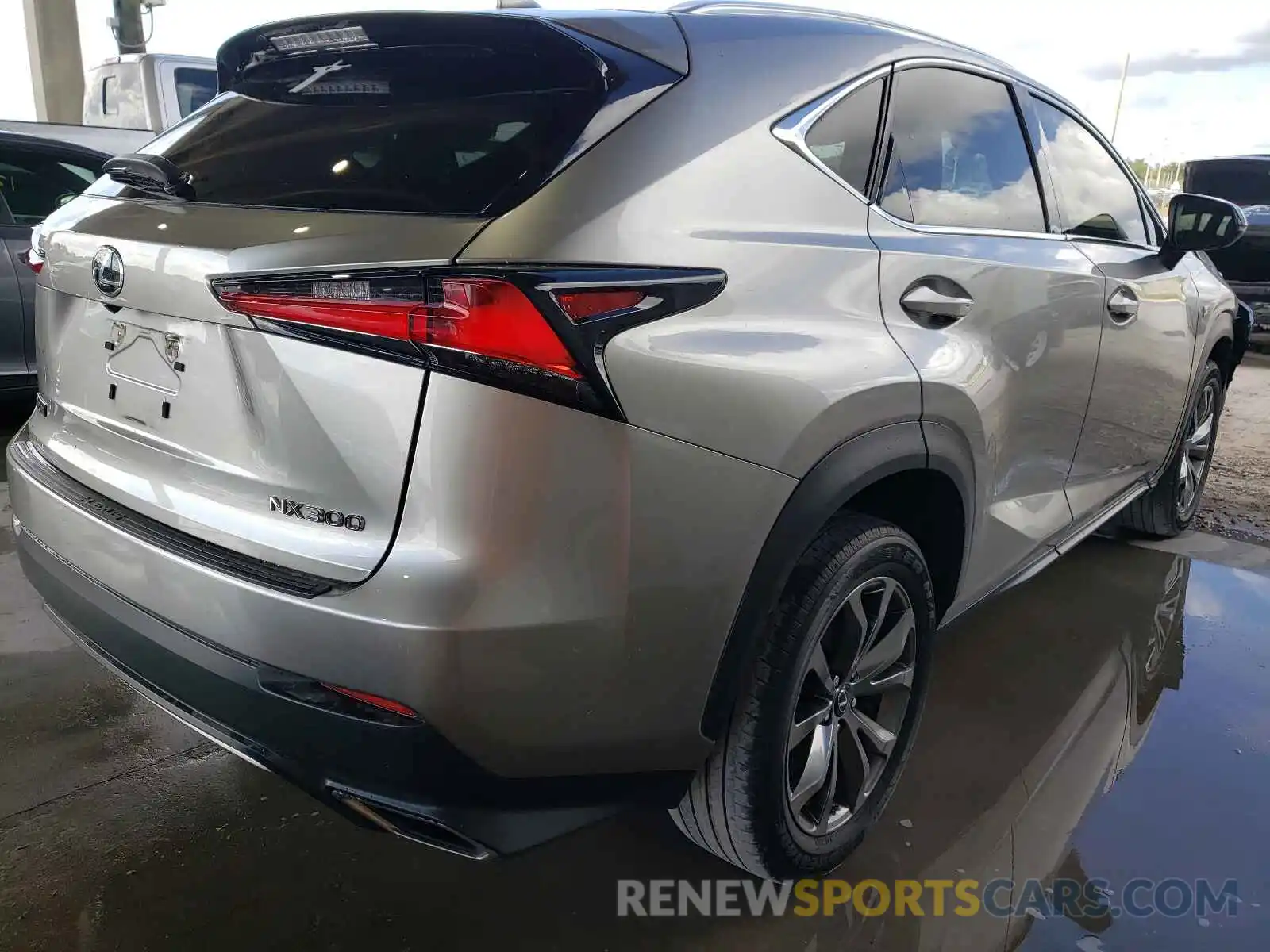 4 Фотография поврежденного автомобиля JTJJARBZ1L5006833 LEXUS NX 2020