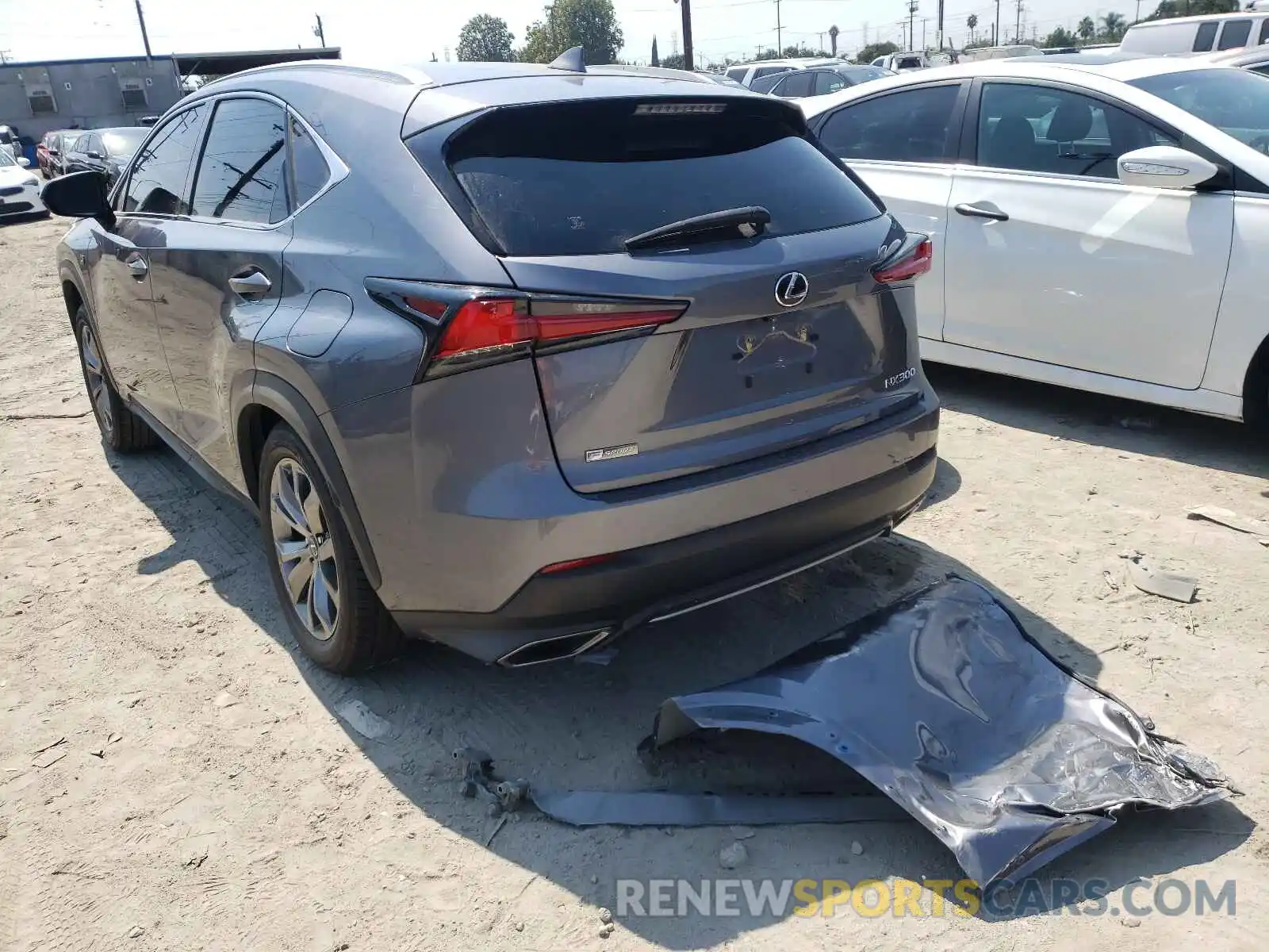 3 Фотография поврежденного автомобиля JTJJARBZ3L2159229 LEXUS NX 2020