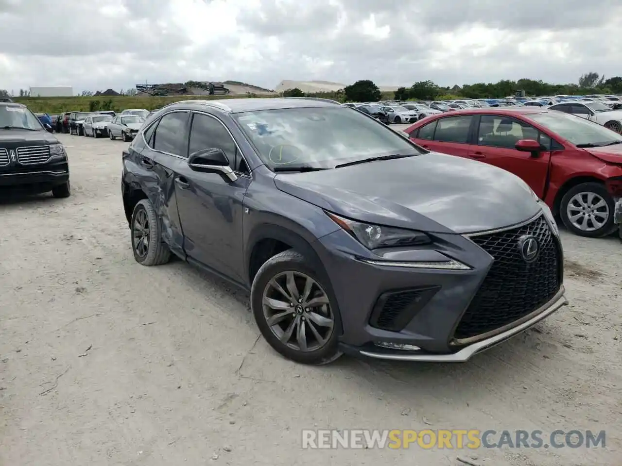 1 Photograph of a damaged car JTJJARBZ3L2178251 LEXUS NX 2020