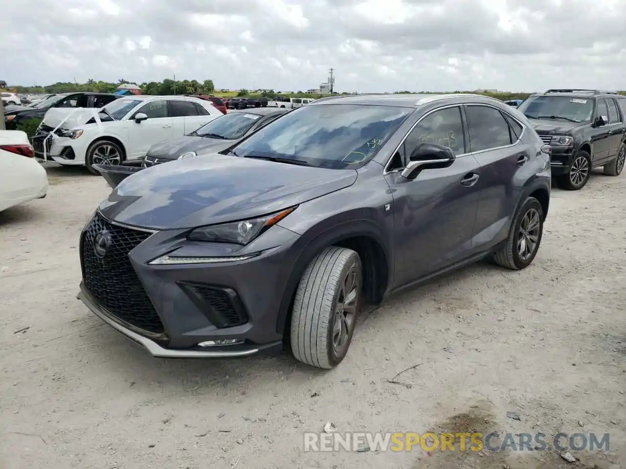 2 Фотография поврежденного автомобиля JTJJARBZ3L2178251 LEXUS NX 2020