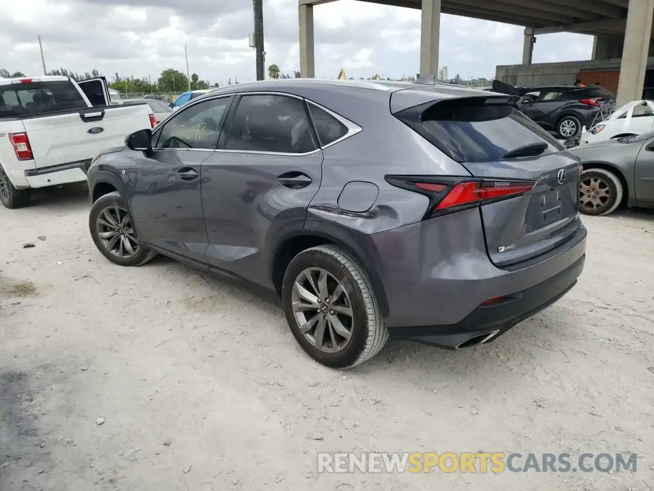 3 Фотография поврежденного автомобиля JTJJARBZ3L2178251 LEXUS NX 2020