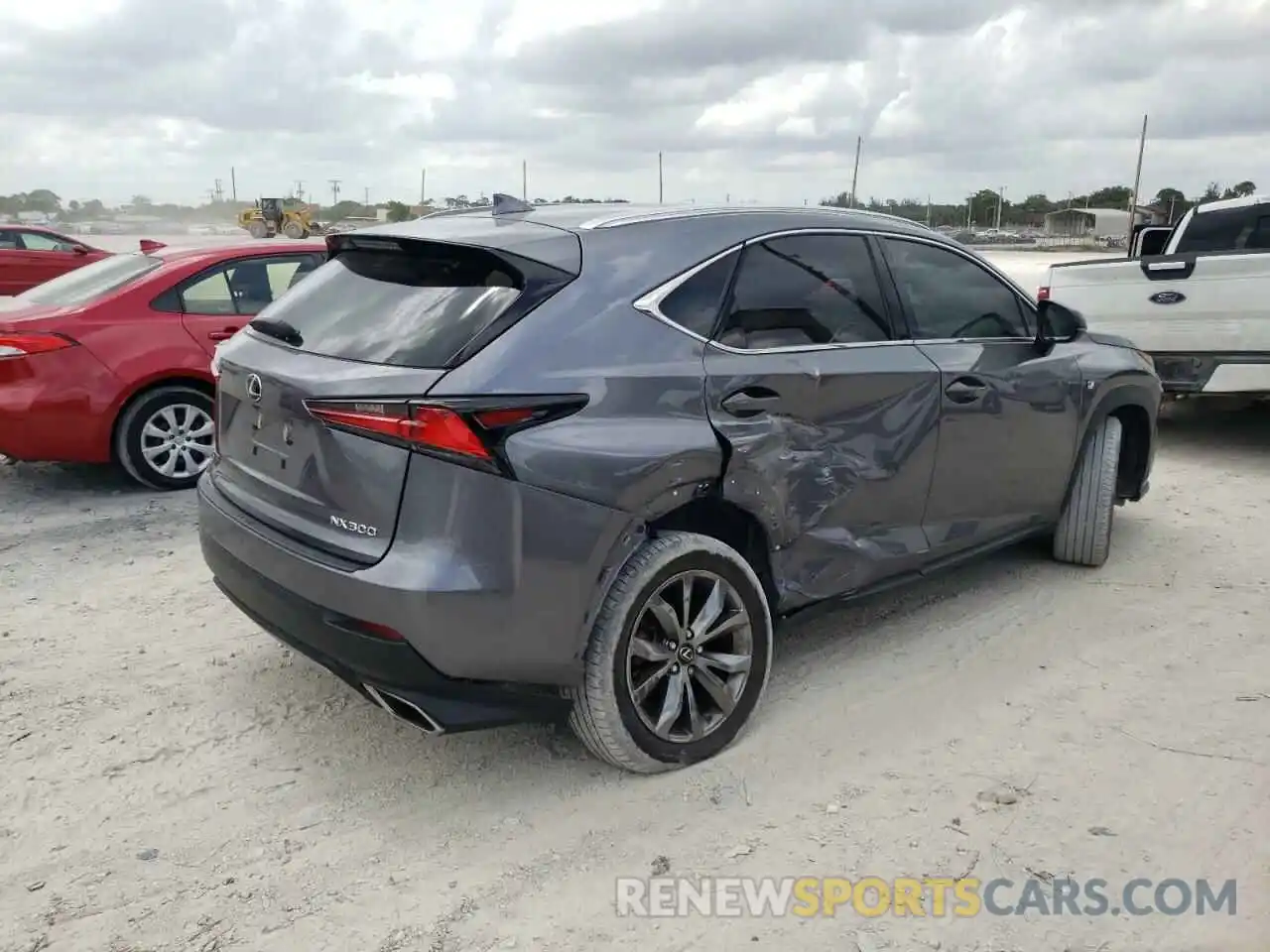 4 Photograph of a damaged car JTJJARBZ3L2178251 LEXUS NX 2020