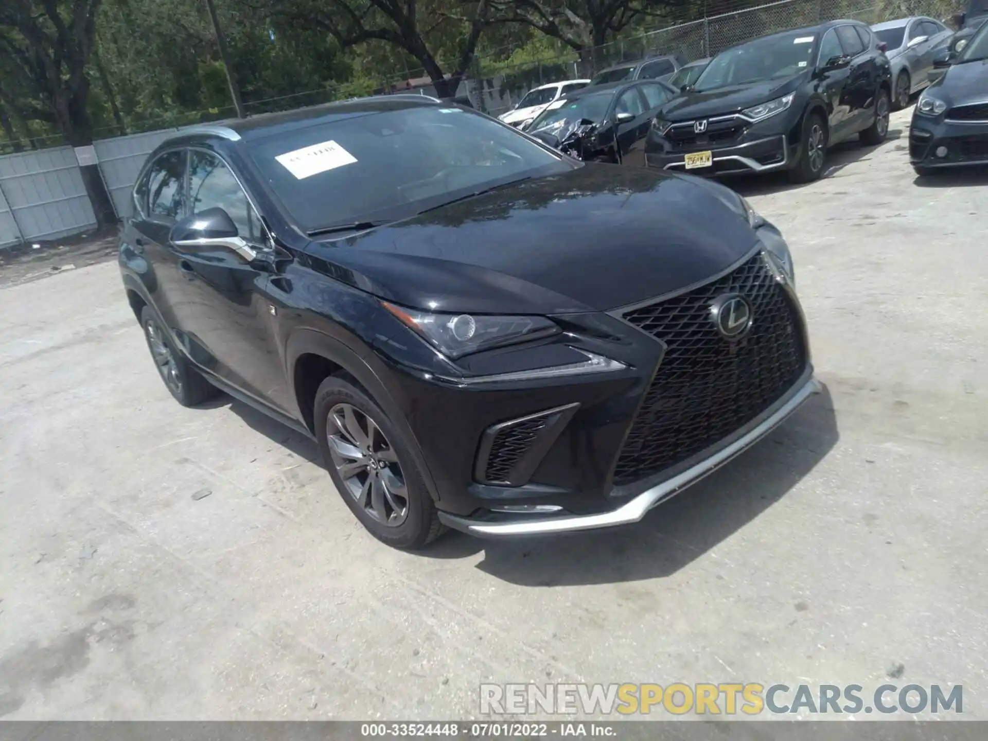 1 Photograph of a damaged car JTJJARBZ3L5010270 LEXUS NX 2020