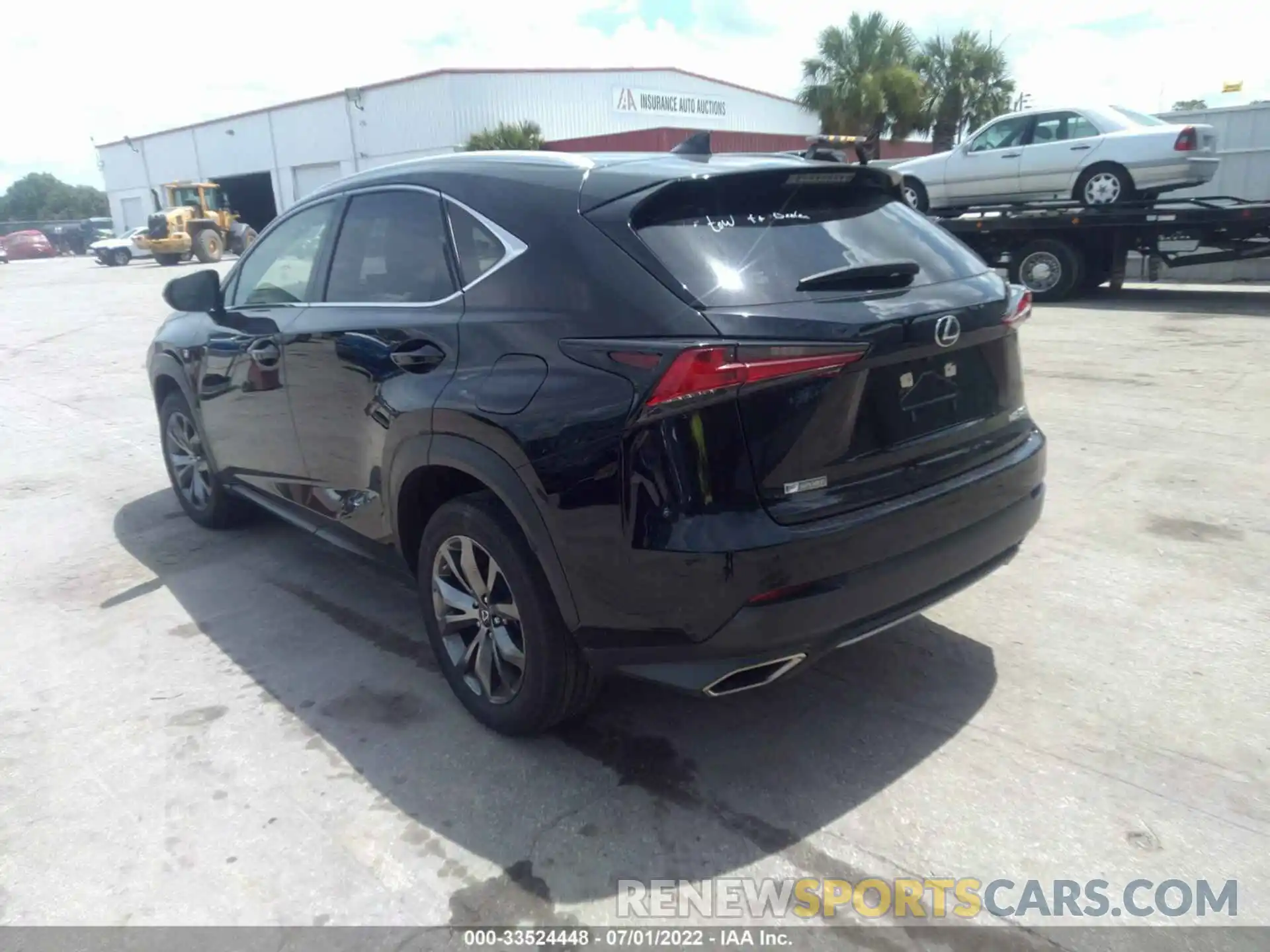 3 Photograph of a damaged car JTJJARBZ3L5010270 LEXUS NX 2020