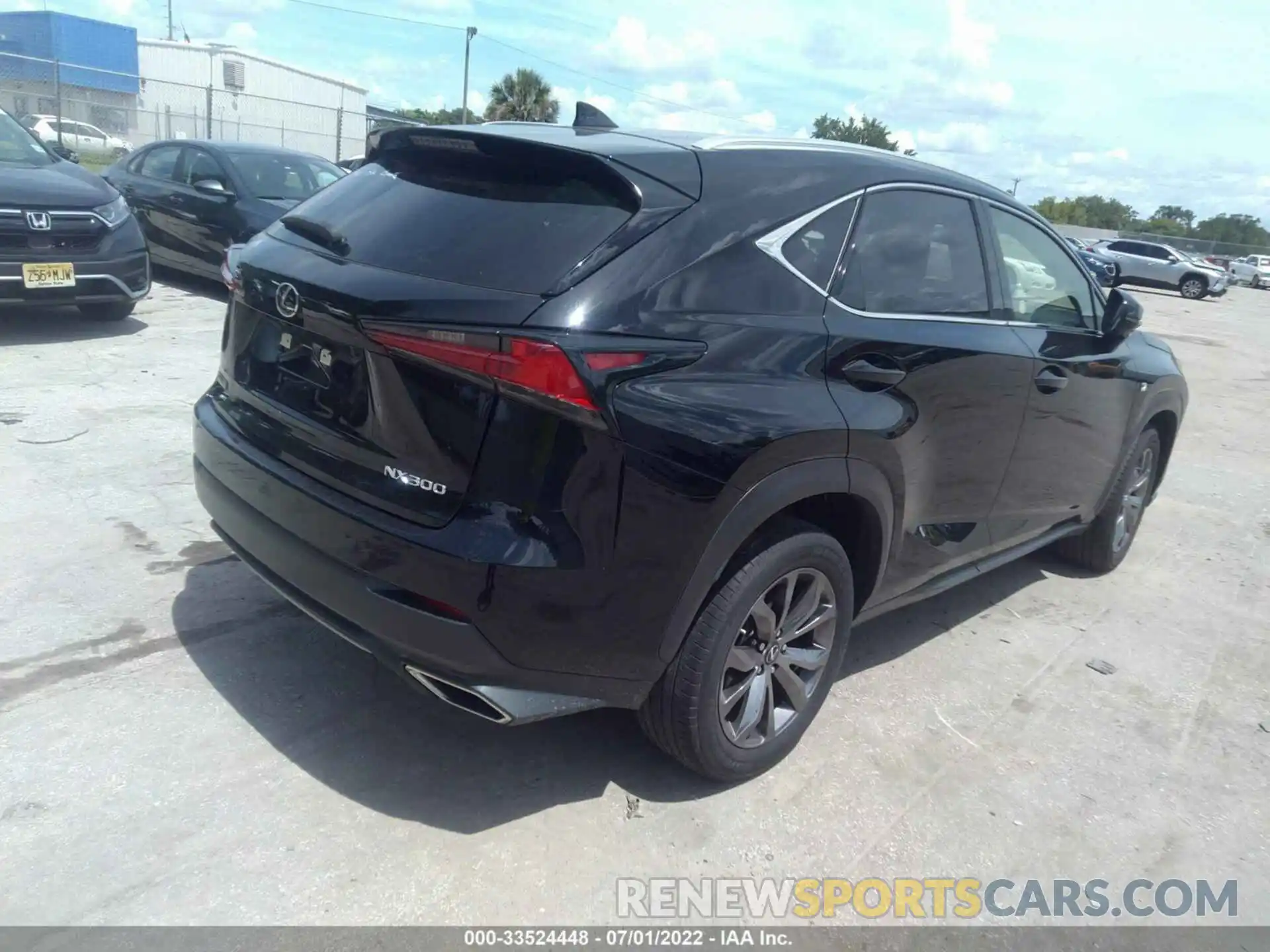 4 Фотография поврежденного автомобиля JTJJARBZ3L5010270 LEXUS NX 2020