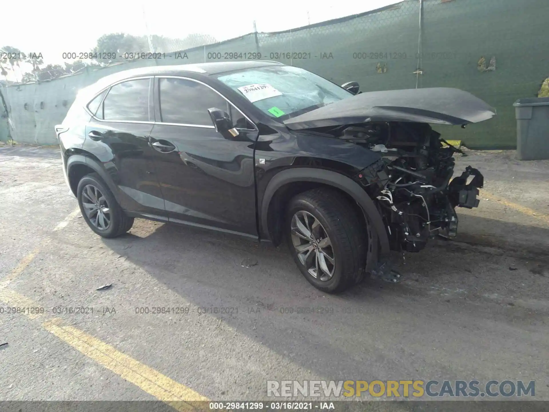 1 Фотография поврежденного автомобиля JTJJARBZ4L2169865 LEXUS NX 2020