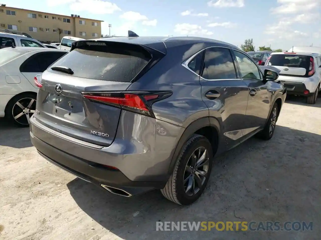 4 Photograph of a damaged car JTJJARBZ4L2170465 LEXUS NX 2020