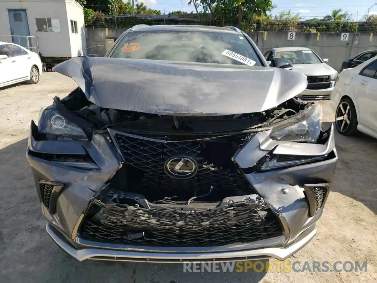 9 Photograph of a damaged car JTJJARBZ4L2170465 LEXUS NX 2020