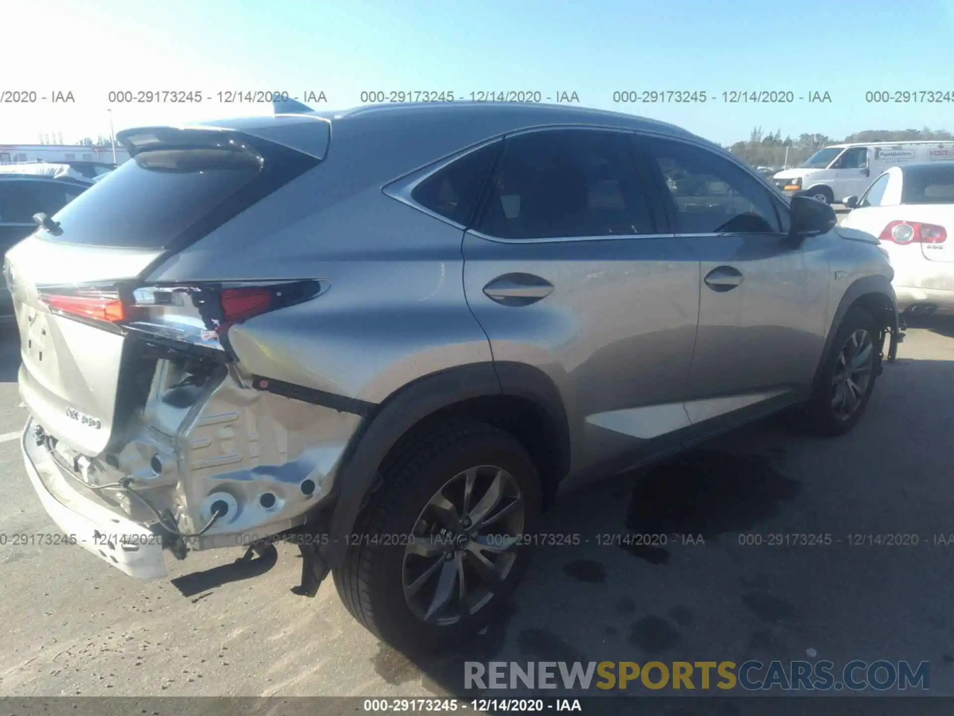 4 Photograph of a damaged car JTJJARBZ4L5004932 LEXUS NX 2020