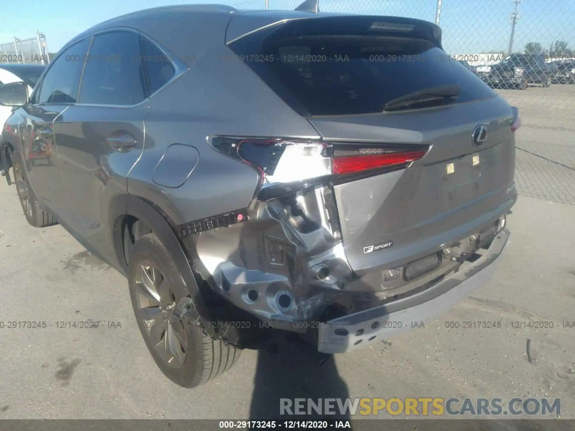 6 Фотография поврежденного автомобиля JTJJARBZ4L5004932 LEXUS NX 2020