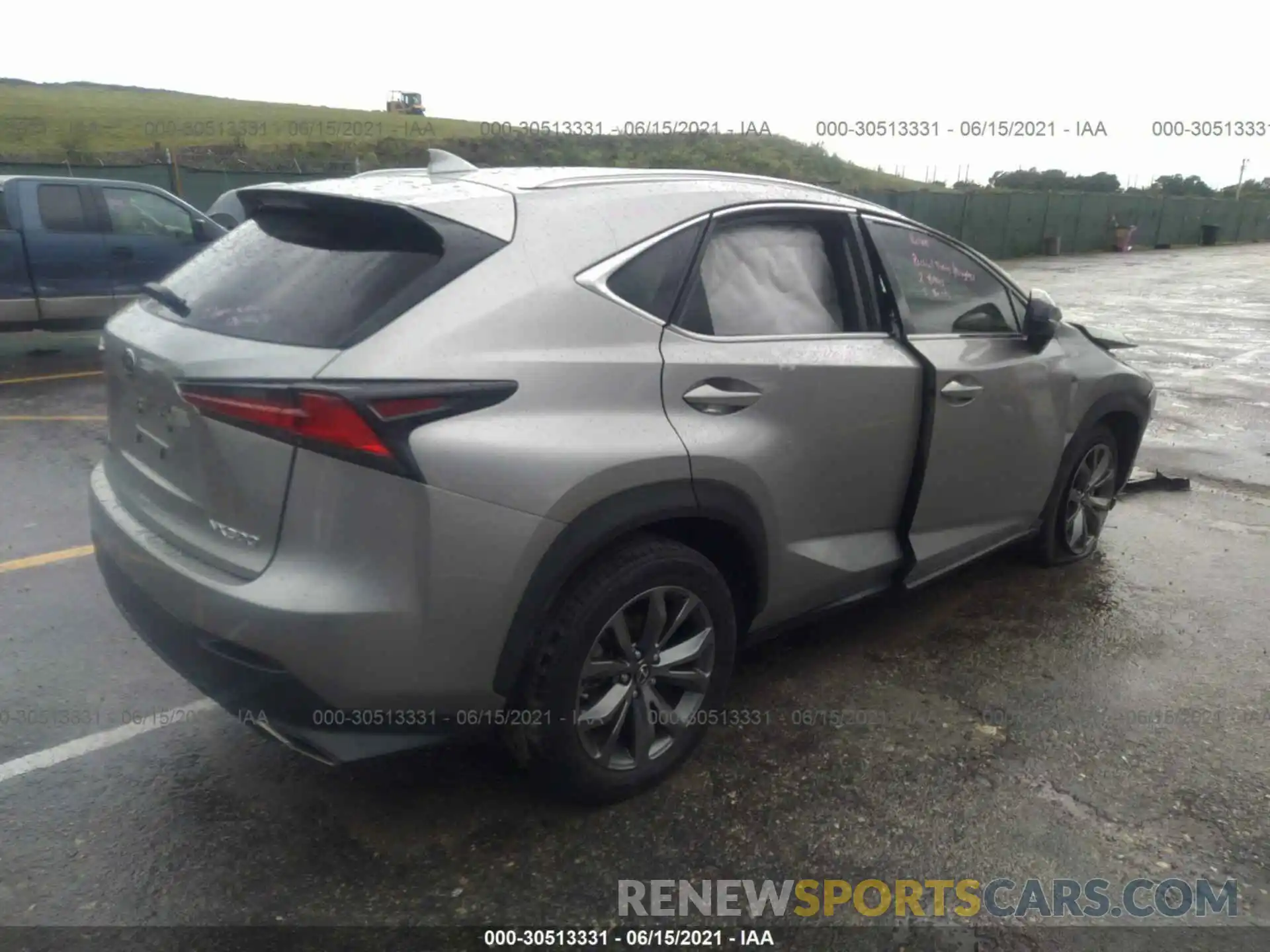 4 Фотография поврежденного автомобиля JTJJARBZ5L5004194 LEXUS NX 2020