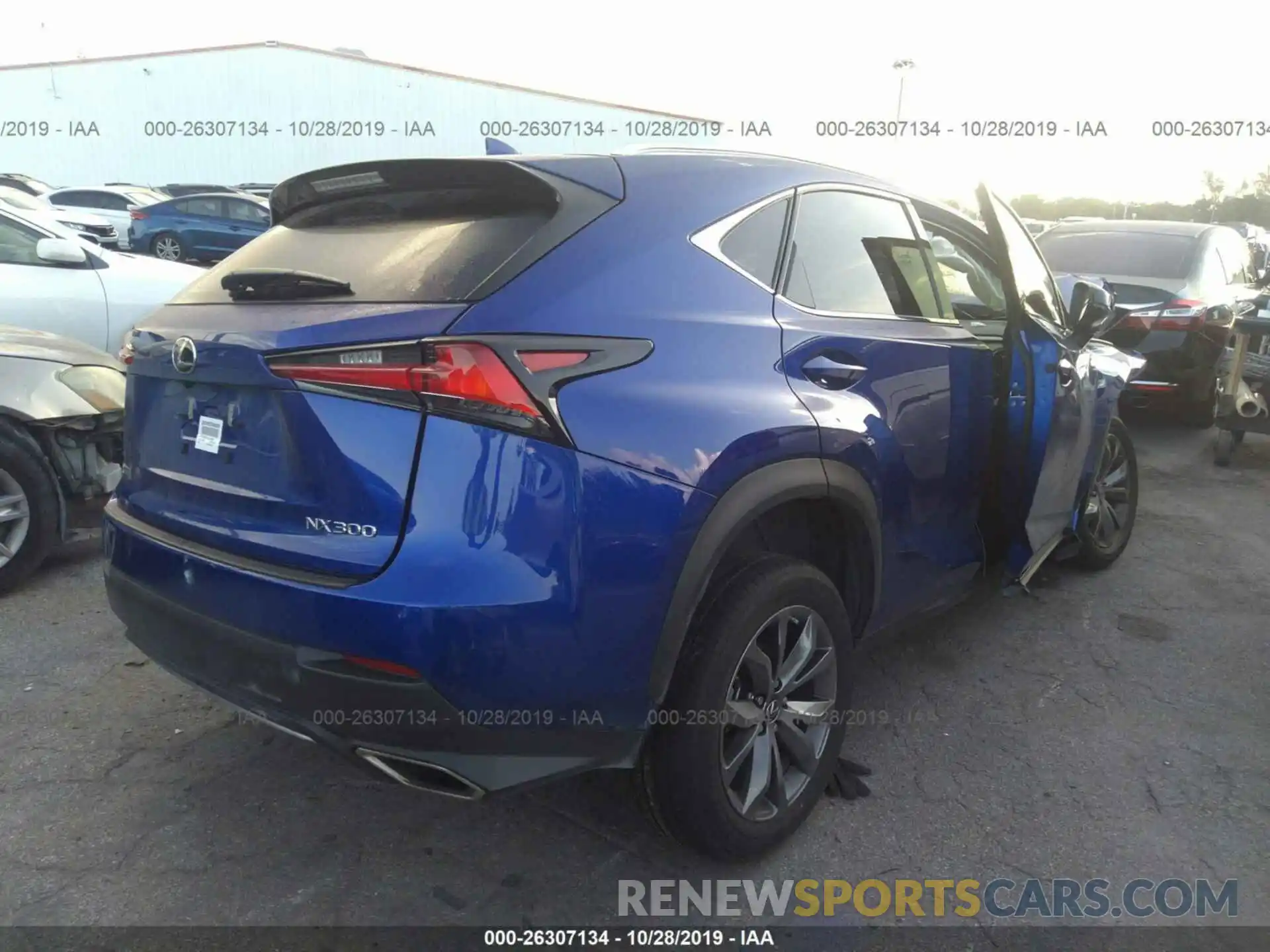 4 Фотография поврежденного автомобиля JTJJARBZ6L2158950 LEXUS NX 2020