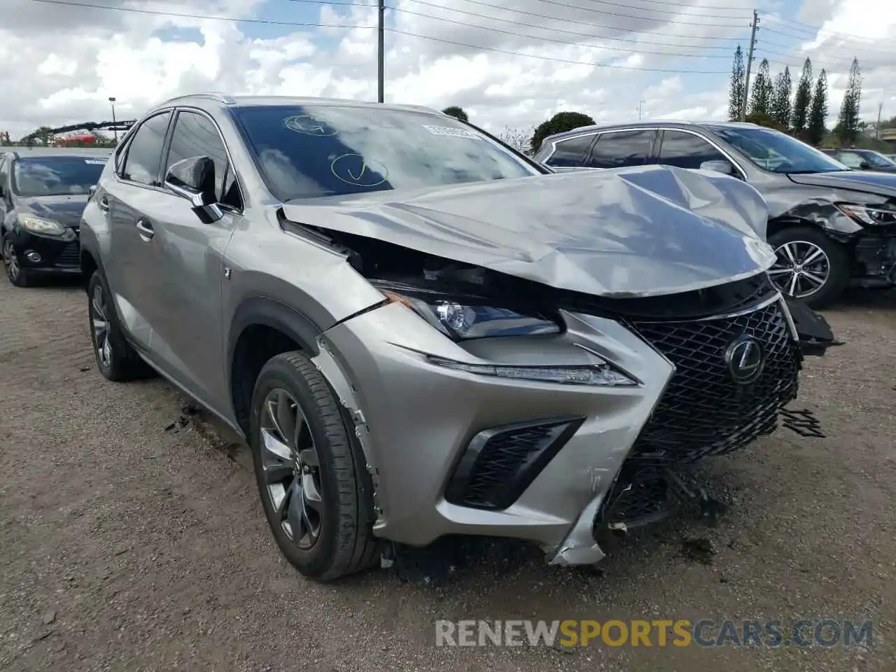 1 Фотография поврежденного автомобиля JTJJARBZ6L2171309 LEXUS NX 2020