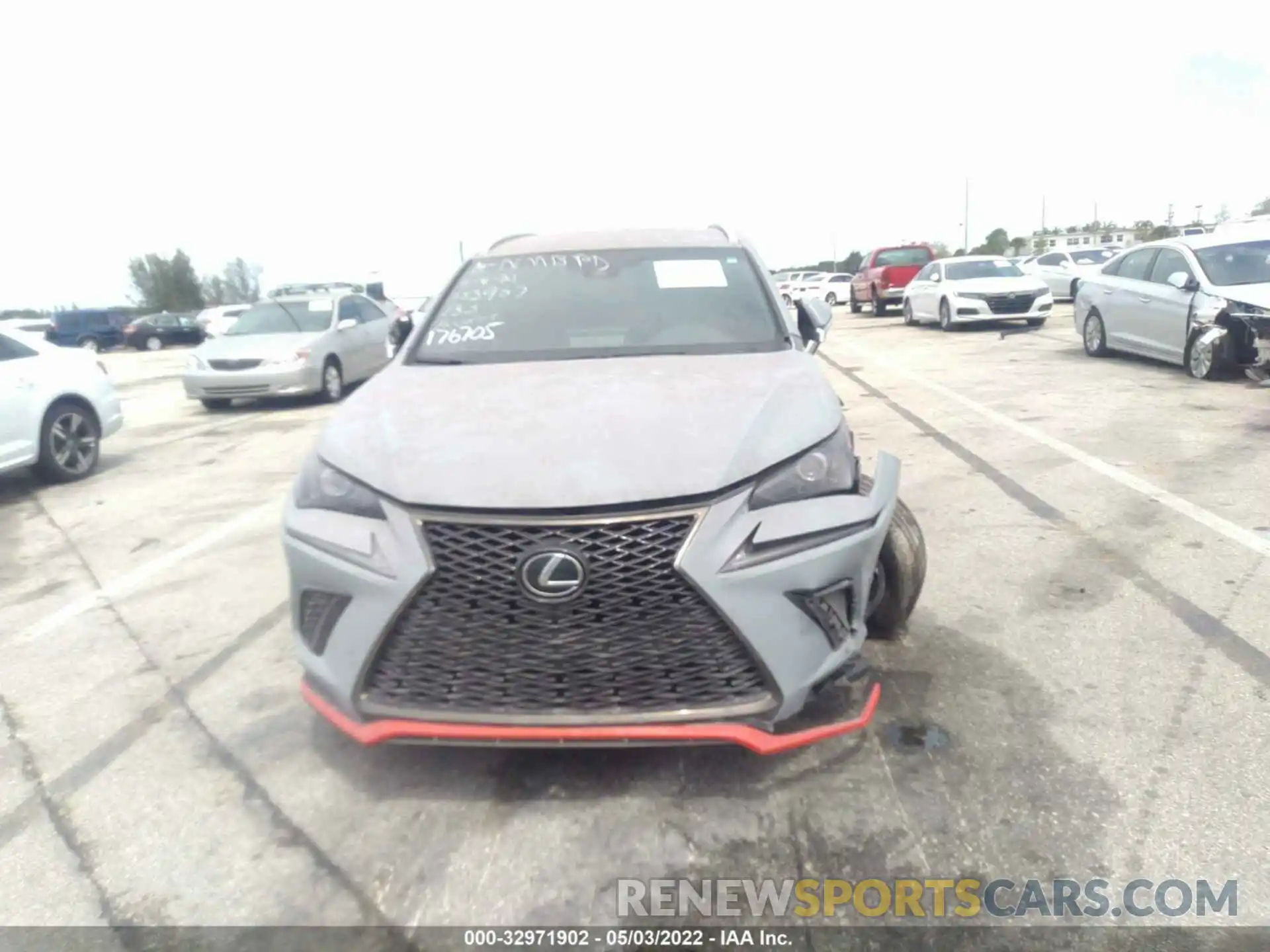 6 Фотография поврежденного автомобиля JTJJARBZ6L2176705 LEXUS NX 2020