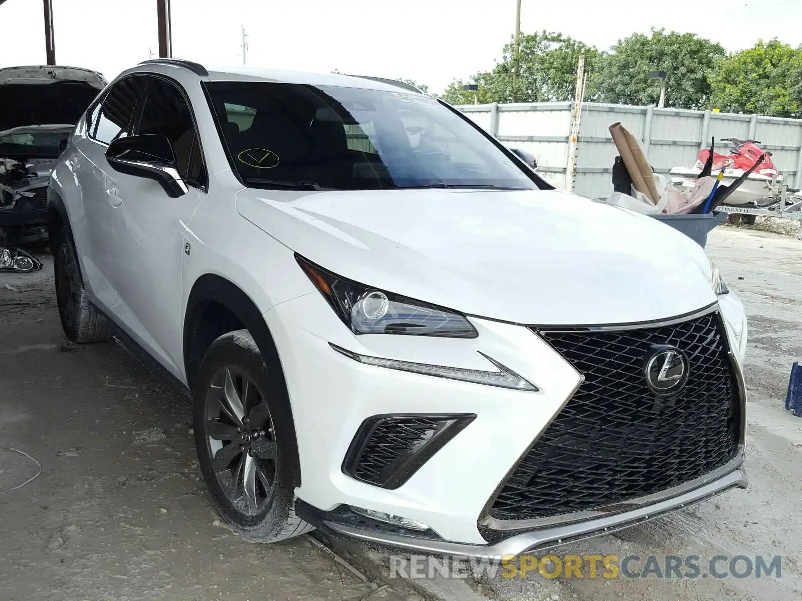 1 Photograph of a damaged car JTJJARBZ7L5005797 LEXUS NX 2020