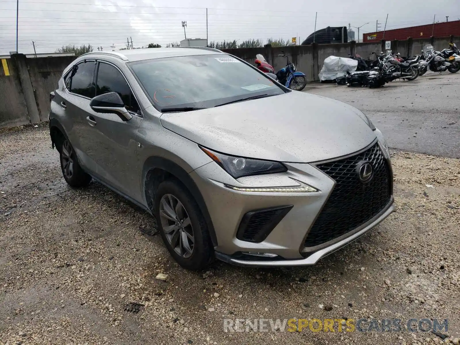 1 Photograph of a damaged car JTJJARBZ8L2171845 LEXUS NX 2020