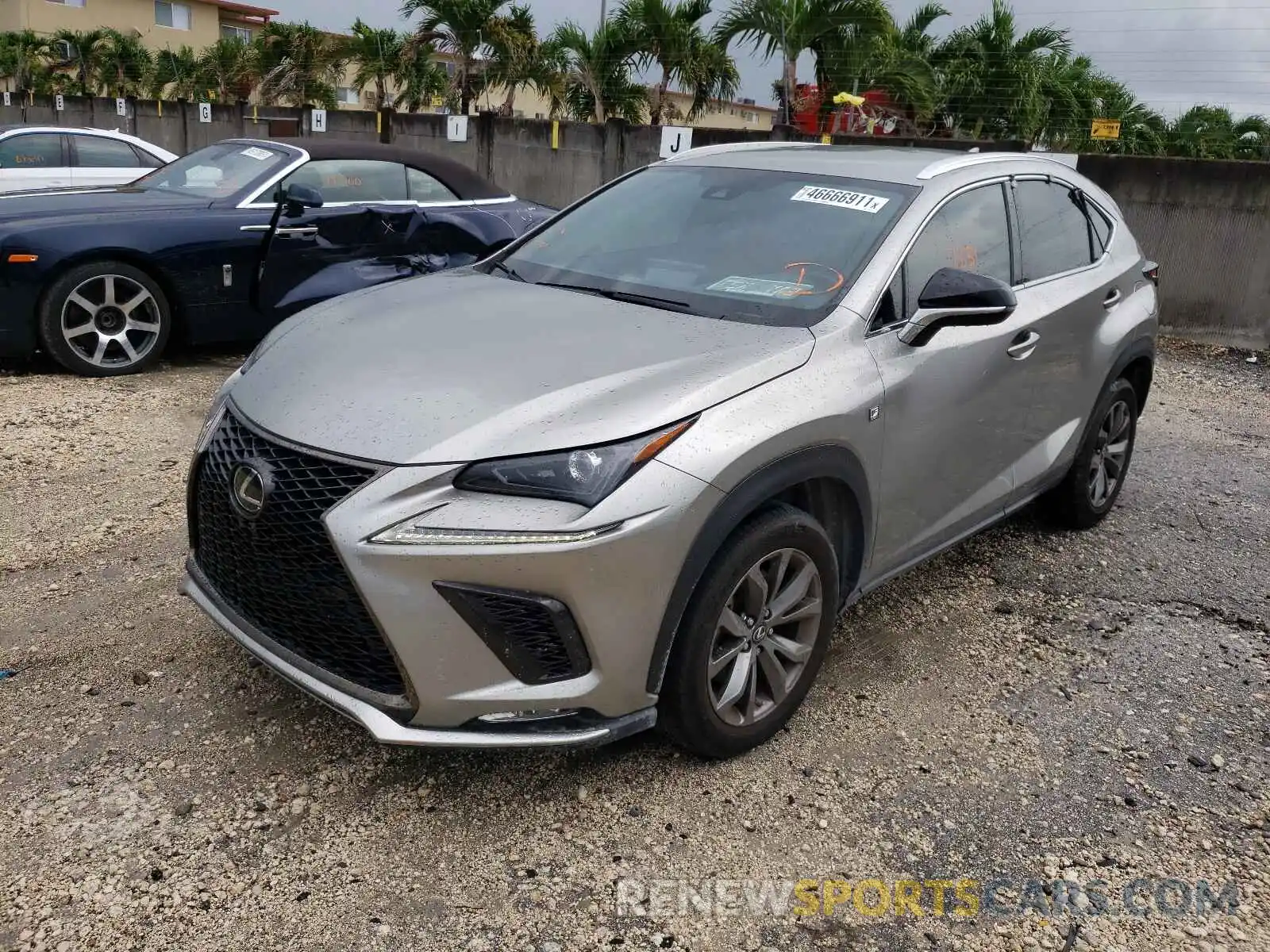 2 Фотография поврежденного автомобиля JTJJARBZ8L2171845 LEXUS NX 2020