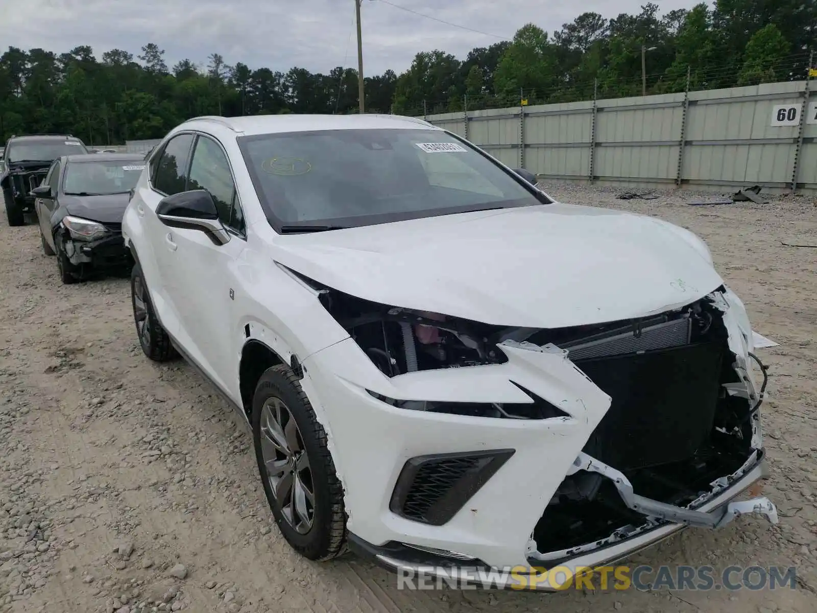 1 Photograph of a damaged car JTJJARBZ8L2175670 LEXUS NX 2020