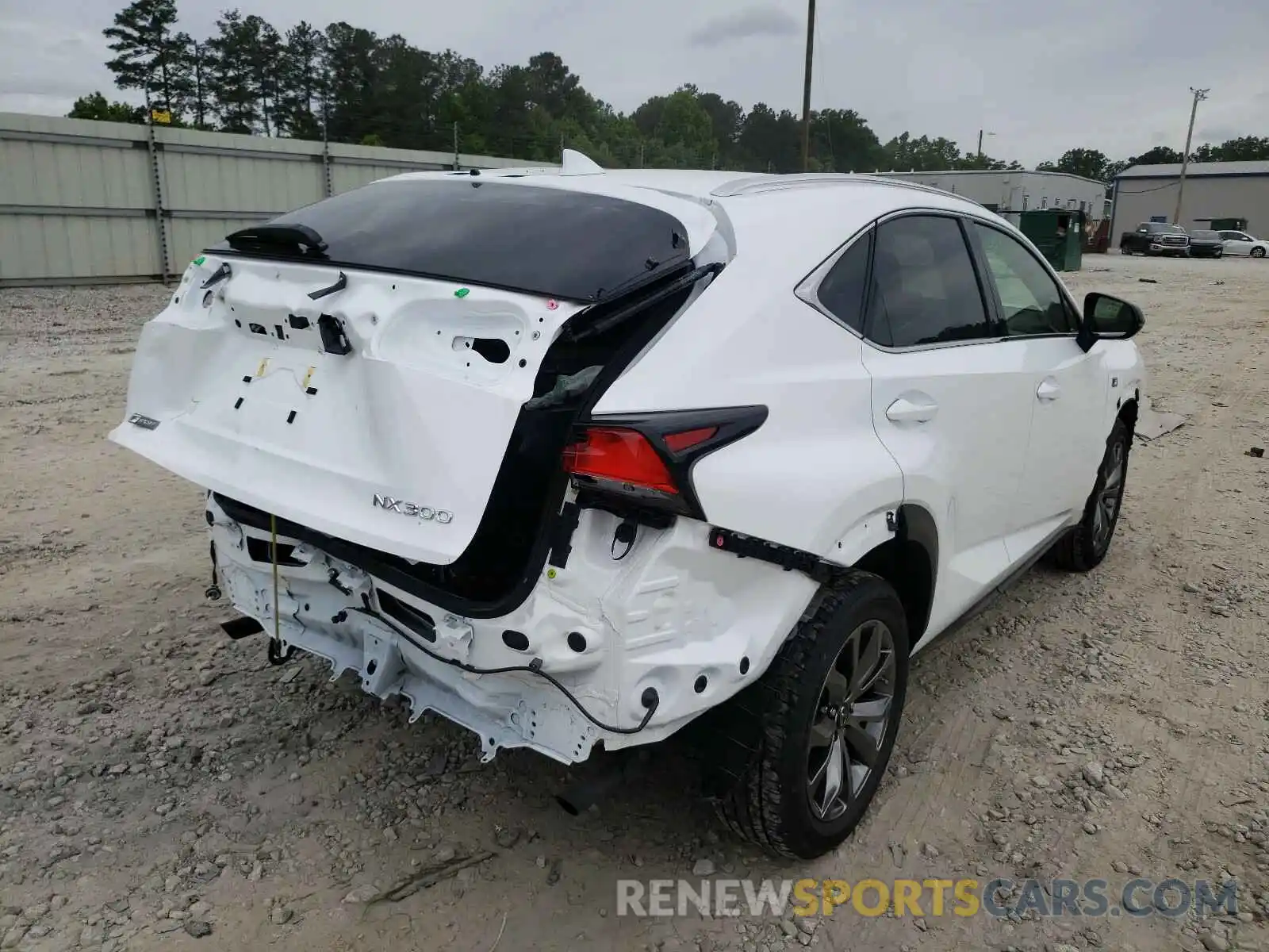 4 Photograph of a damaged car JTJJARBZ8L2175670 LEXUS NX 2020