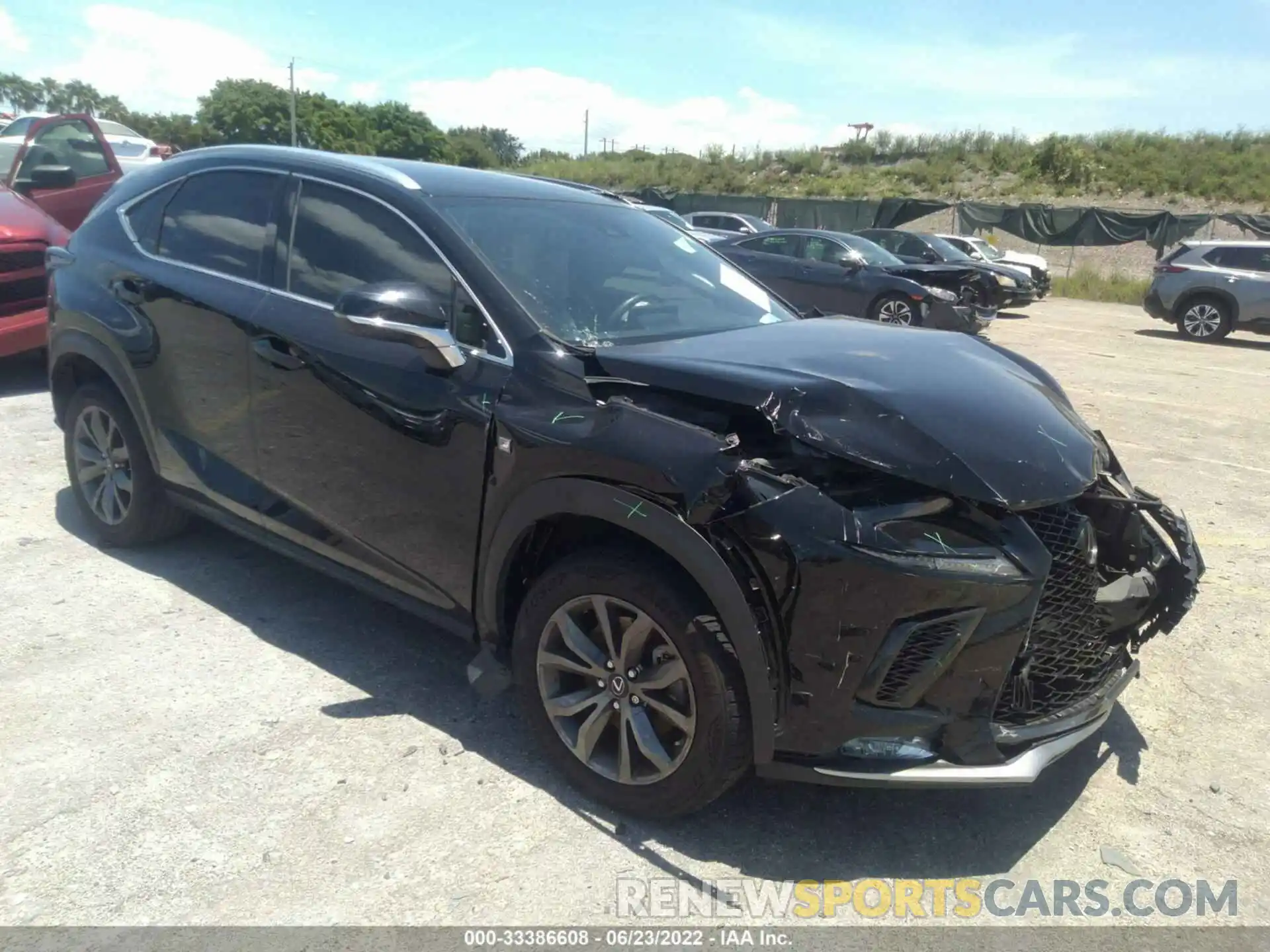 1 Photograph of a damaged car JTJJARBZ8L5013049 LEXUS NX 2020