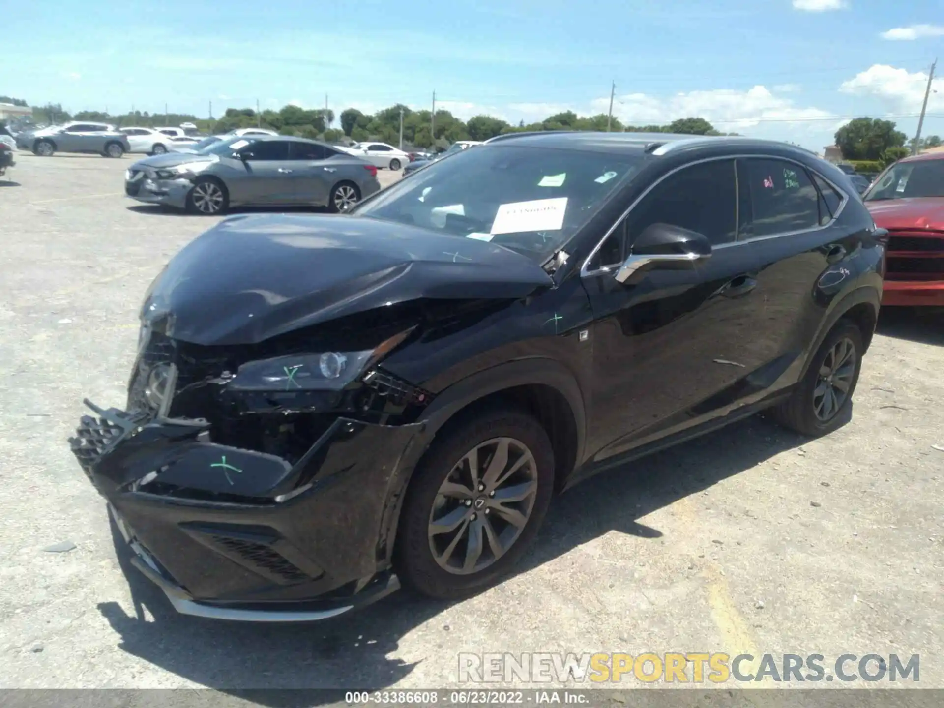 2 Photograph of a damaged car JTJJARBZ8L5013049 LEXUS NX 2020