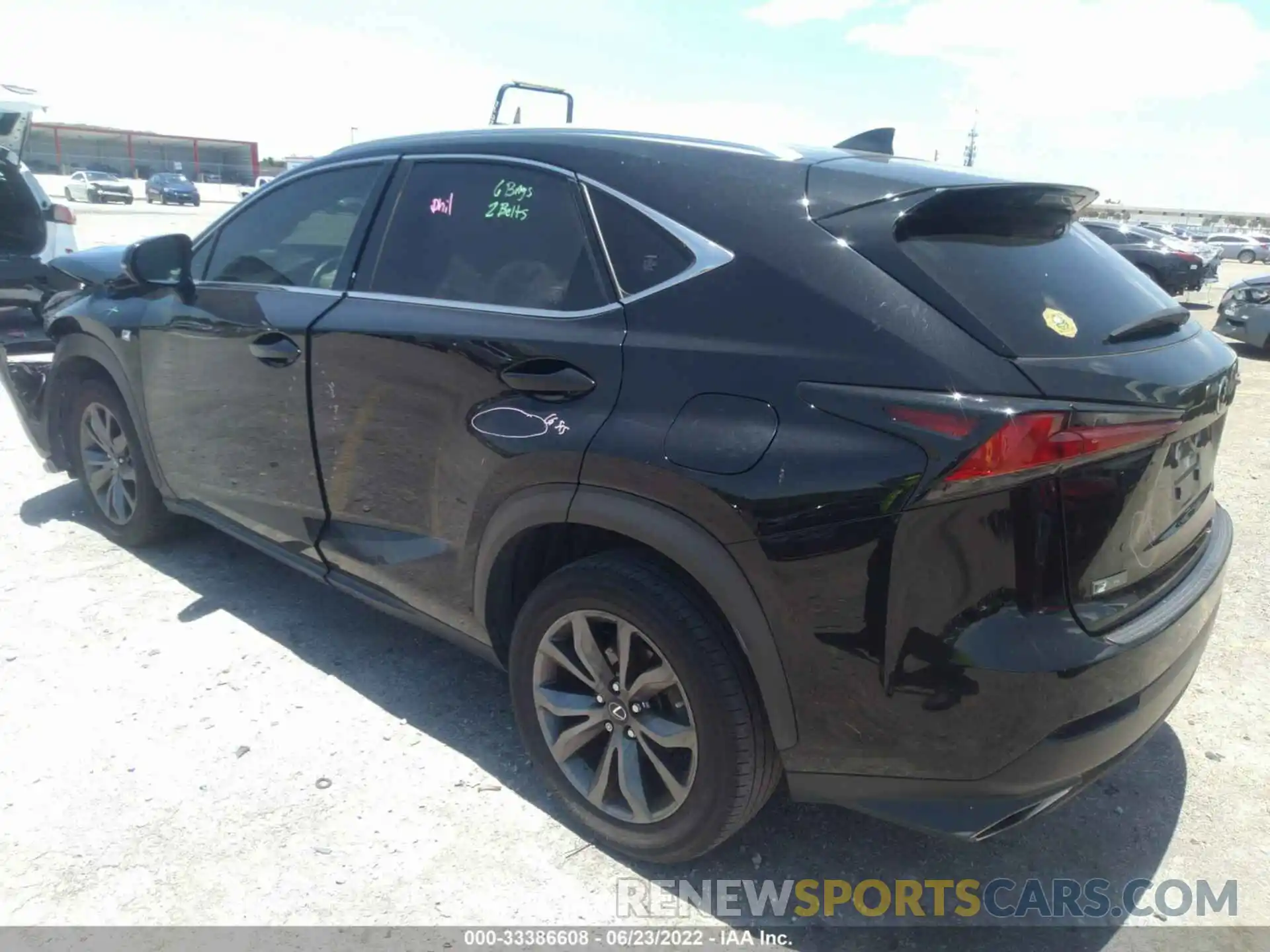 3 Photograph of a damaged car JTJJARBZ8L5013049 LEXUS NX 2020