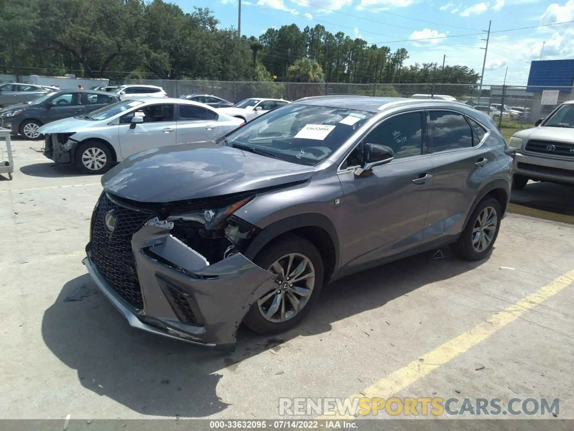 2 Photograph of a damaged car JTJJARBZ9L2174902 LEXUS NX 2020