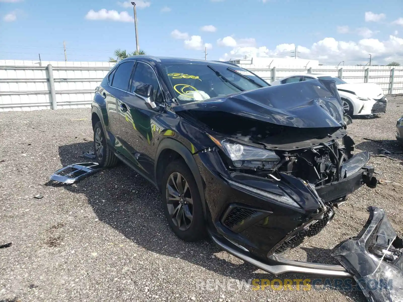 1 Photograph of a damaged car JTJJARBZ9L5009012 LEXUS NX 2020