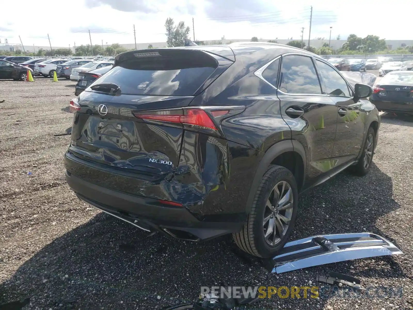 4 Photograph of a damaged car JTJJARBZ9L5009012 LEXUS NX 2020