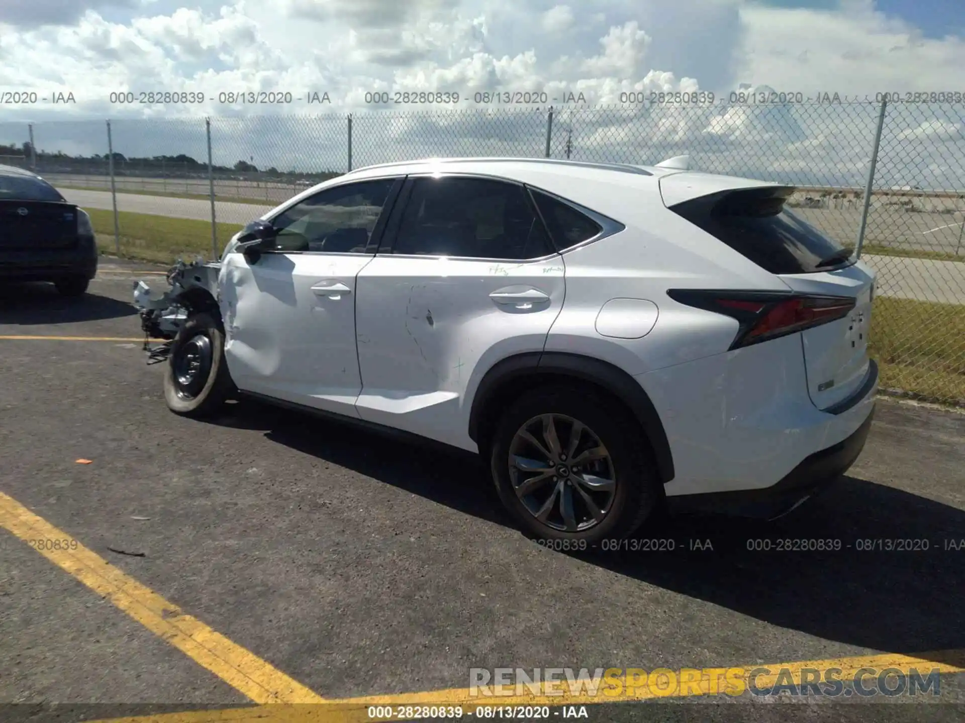 3 Photograph of a damaged car JTJJARBZXL2159339 LEXUS NX 2020