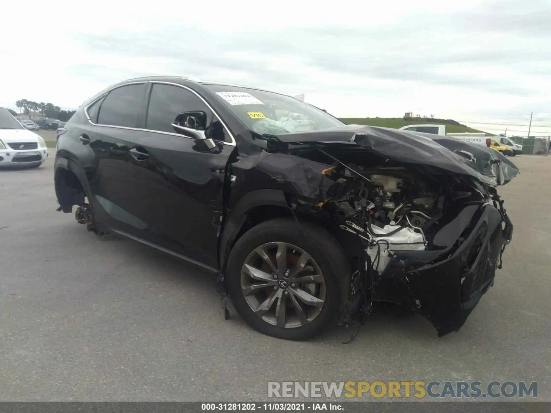 1 Photograph of a damaged car JTJJARBZXL2173855 LEXUS NX 2020