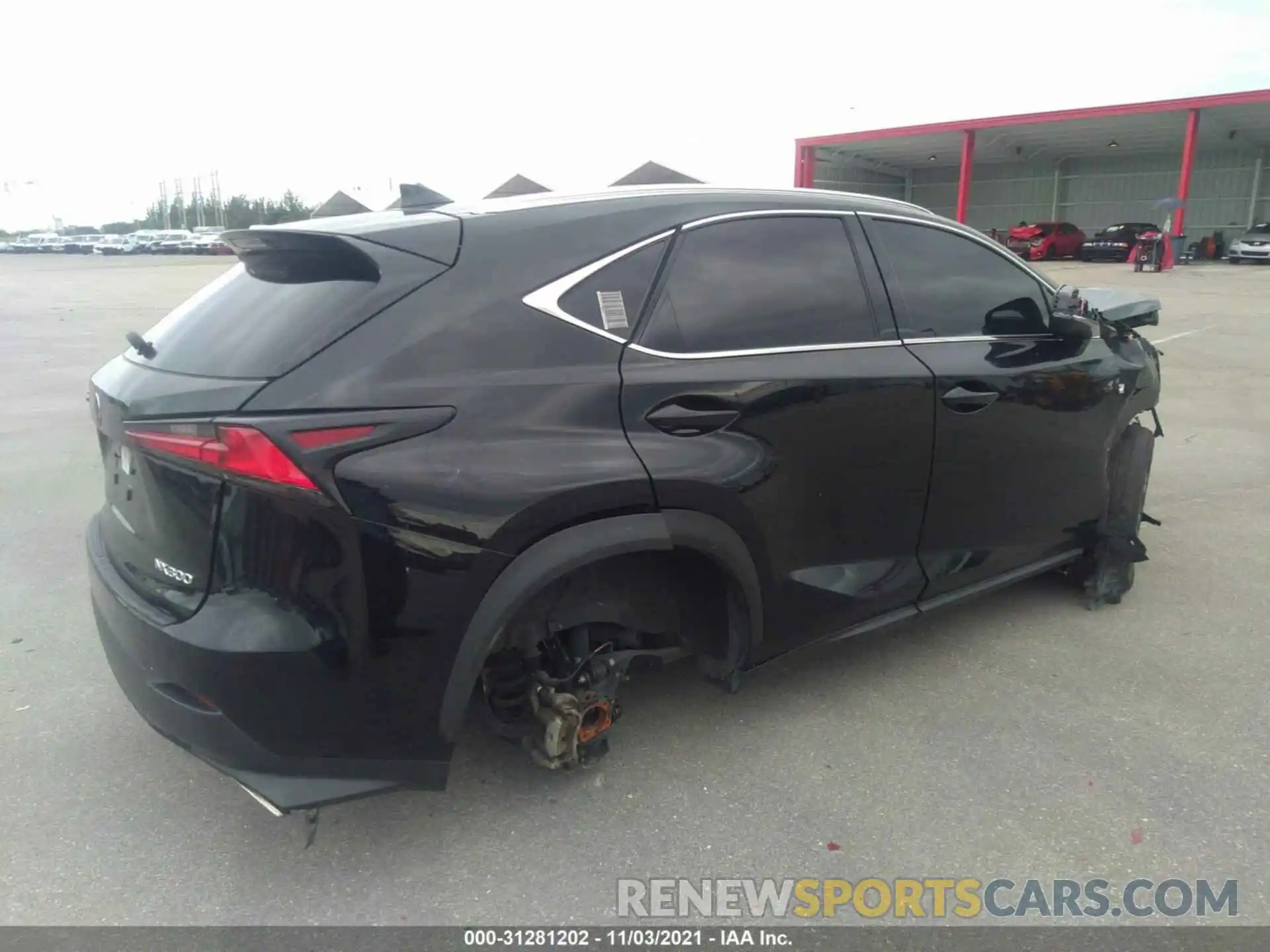 4 Photograph of a damaged car JTJJARBZXL2173855 LEXUS NX 2020