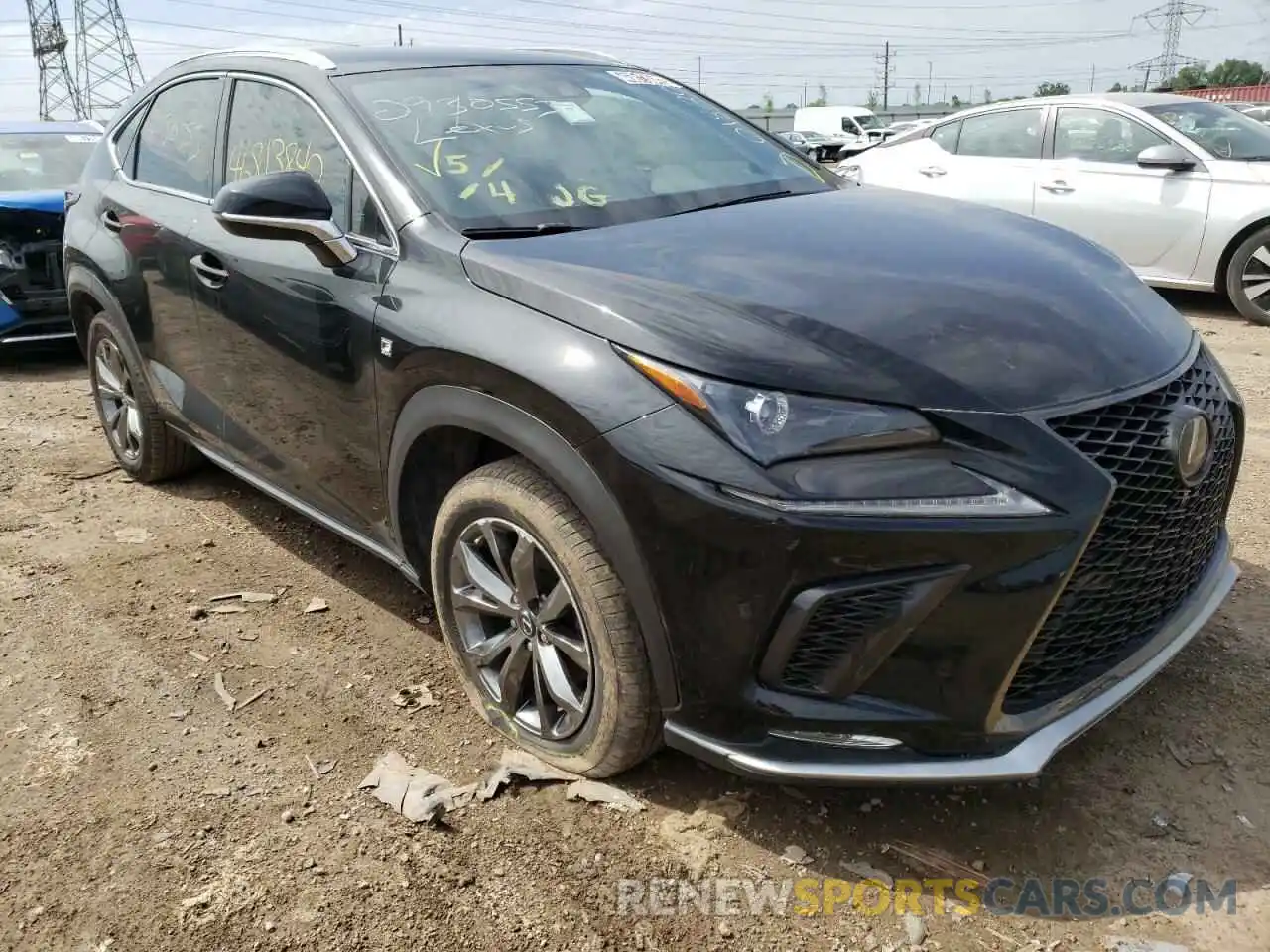 1 Photograph of a damaged car JTJJARBZXL5004093 LEXUS NX 2020