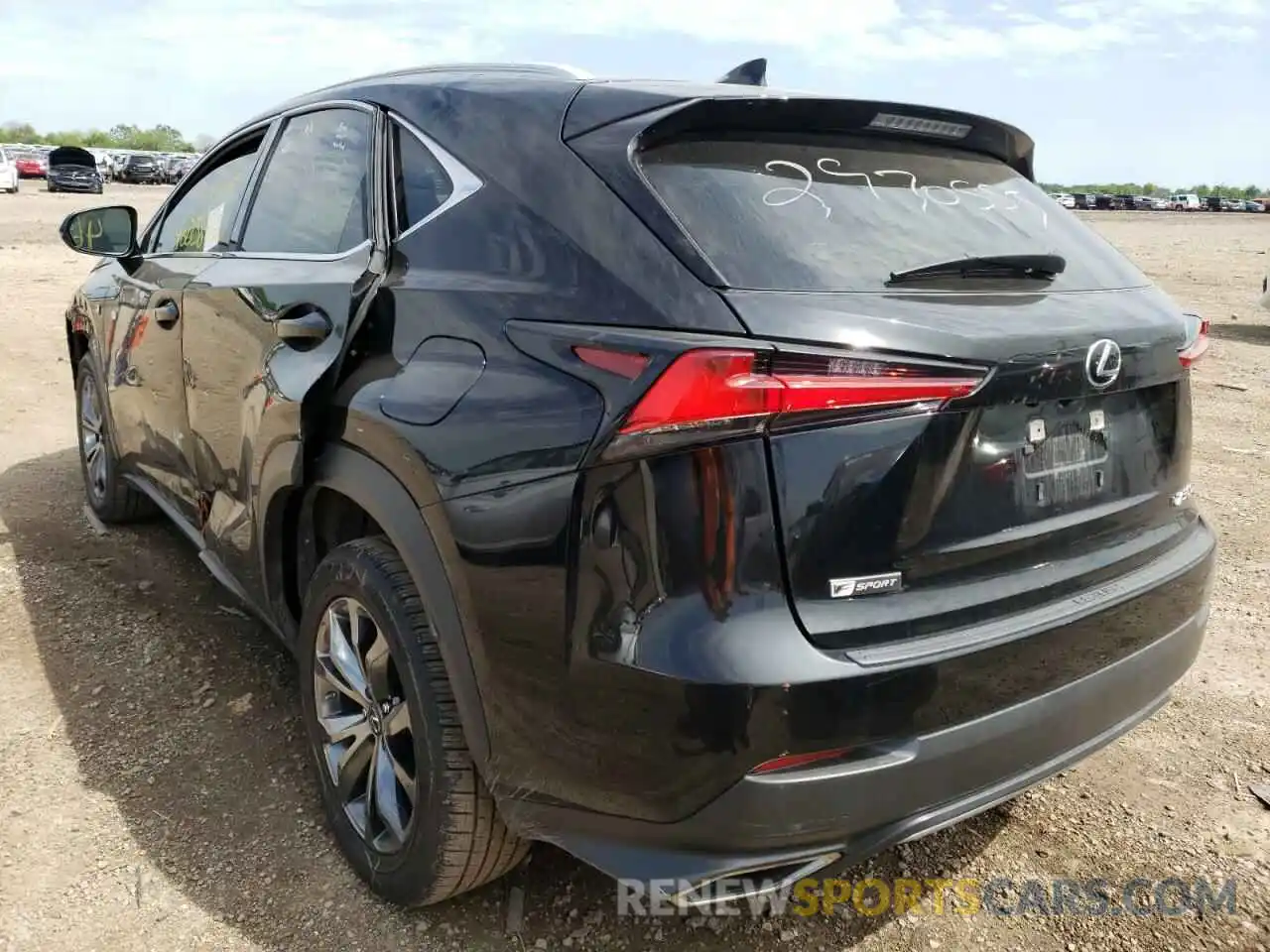 3 Фотография поврежденного автомобиля JTJJARBZXL5004093 LEXUS NX 2020