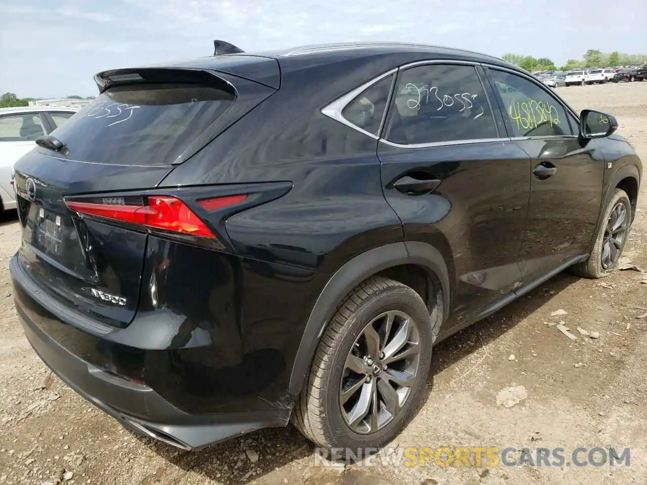 4 Фотография поврежденного автомобиля JTJJARBZXL5004093 LEXUS NX 2020