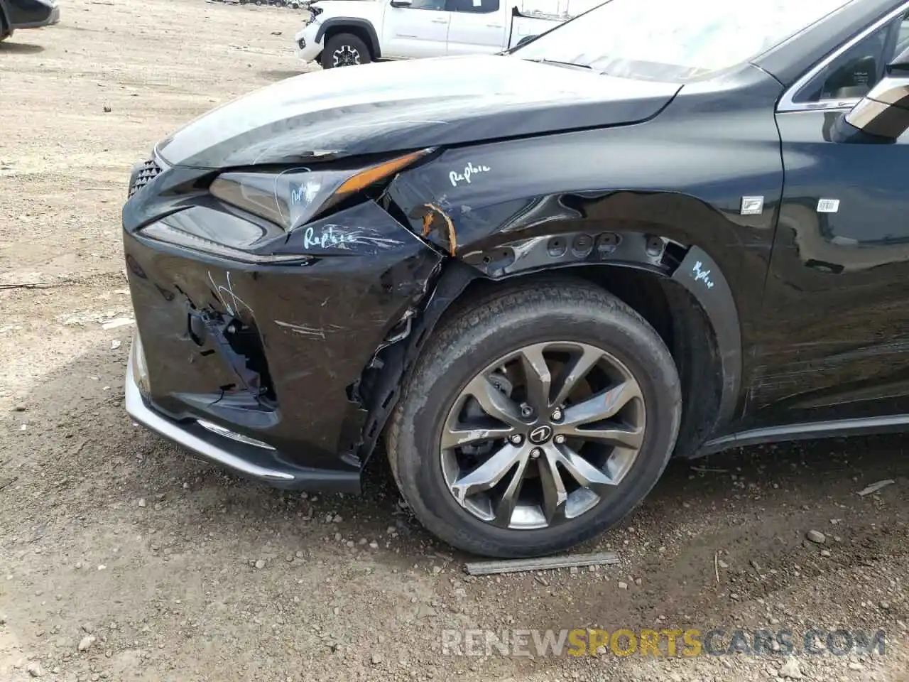 9 Photograph of a damaged car JTJJARBZXL5004093 LEXUS NX 2020