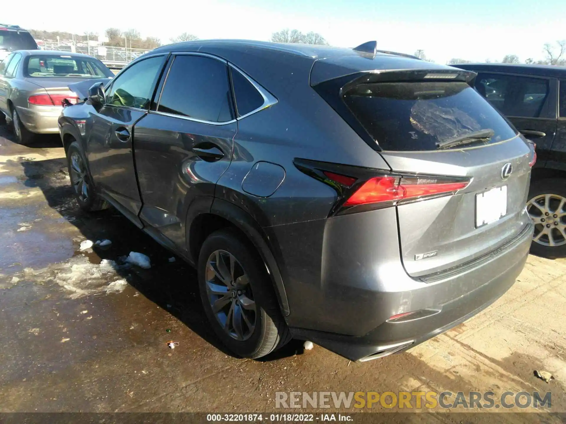 3 Фотография поврежденного автомобиля JTJJARBZXL5009472 LEXUS NX 2020