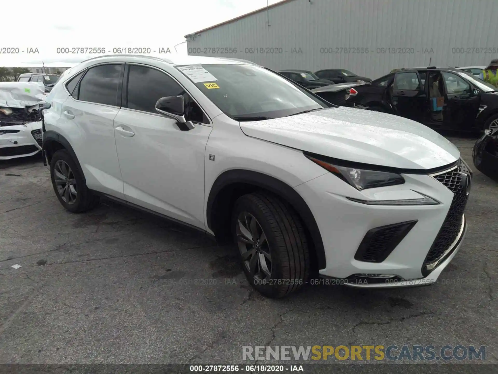 1 Photograph of a damaged car JTJJARBZXL5012260 LEXUS NX 2020