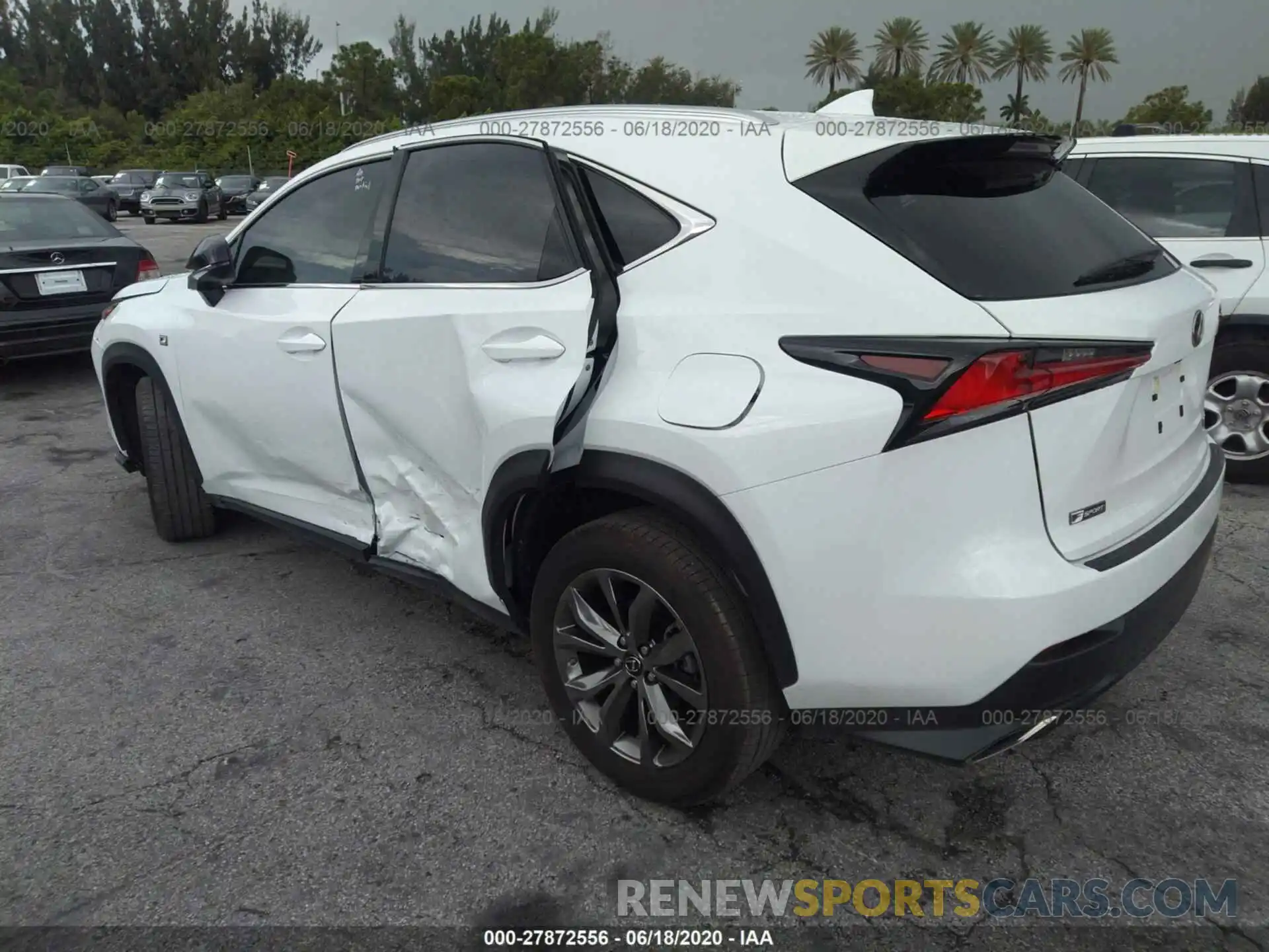 3 Photograph of a damaged car JTJJARBZXL5012260 LEXUS NX 2020