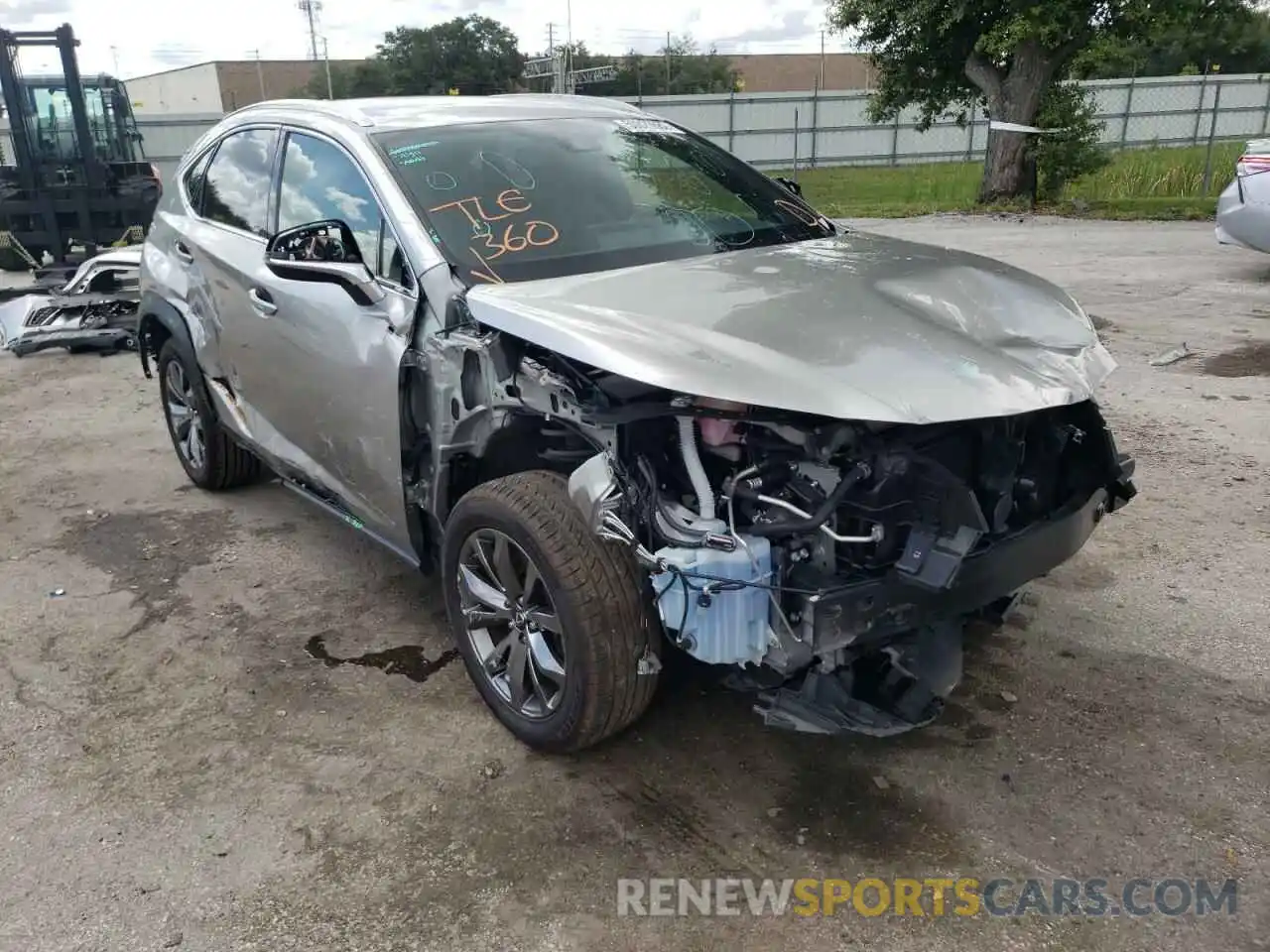 1 Photograph of a damaged car JTJJARBZXL5020522 LEXUS NX 2020